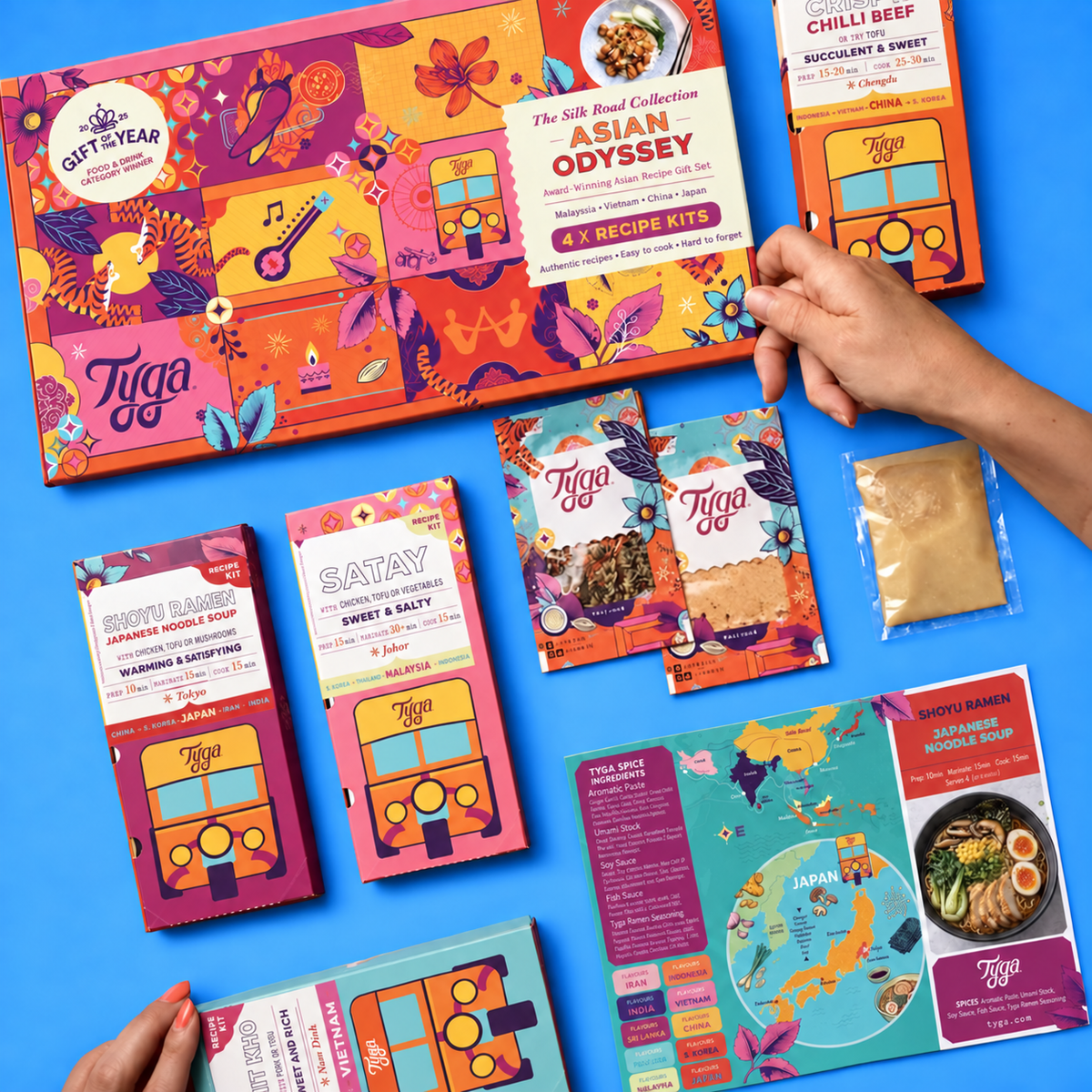 Asian Odyssey Recipe Kit Gift Set