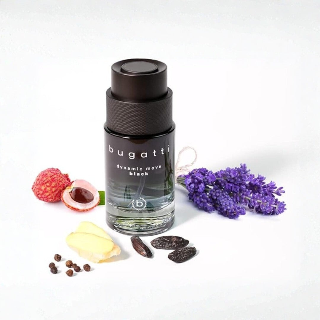 Bugatti Dynamic Move Black Eau de Toilette Spray