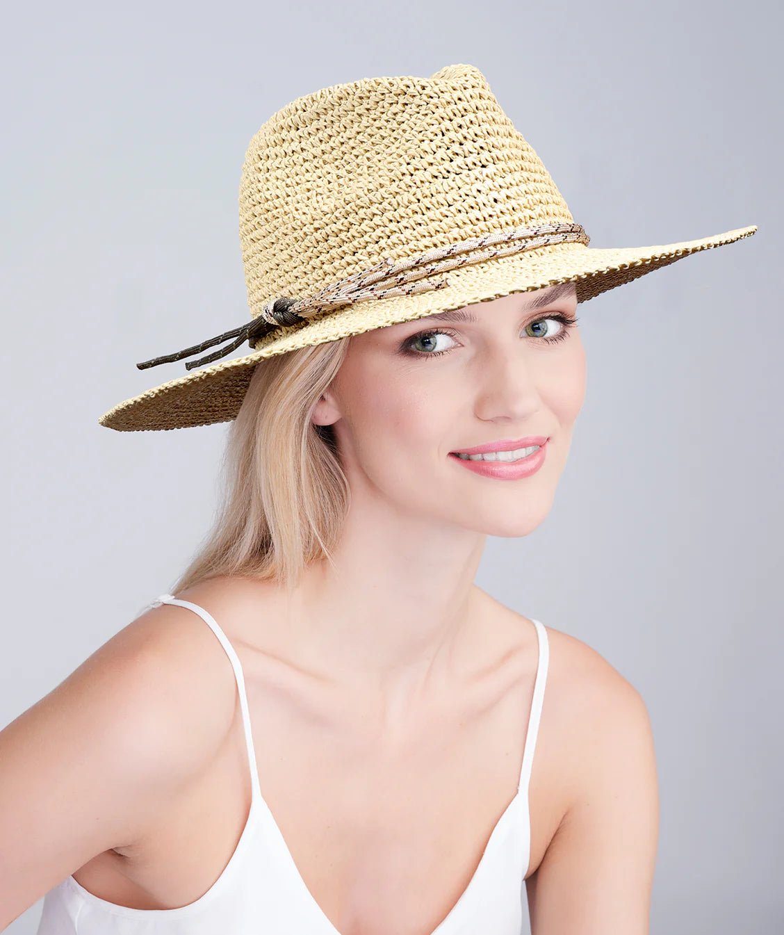 Marleigh - Straw Fedora Hat