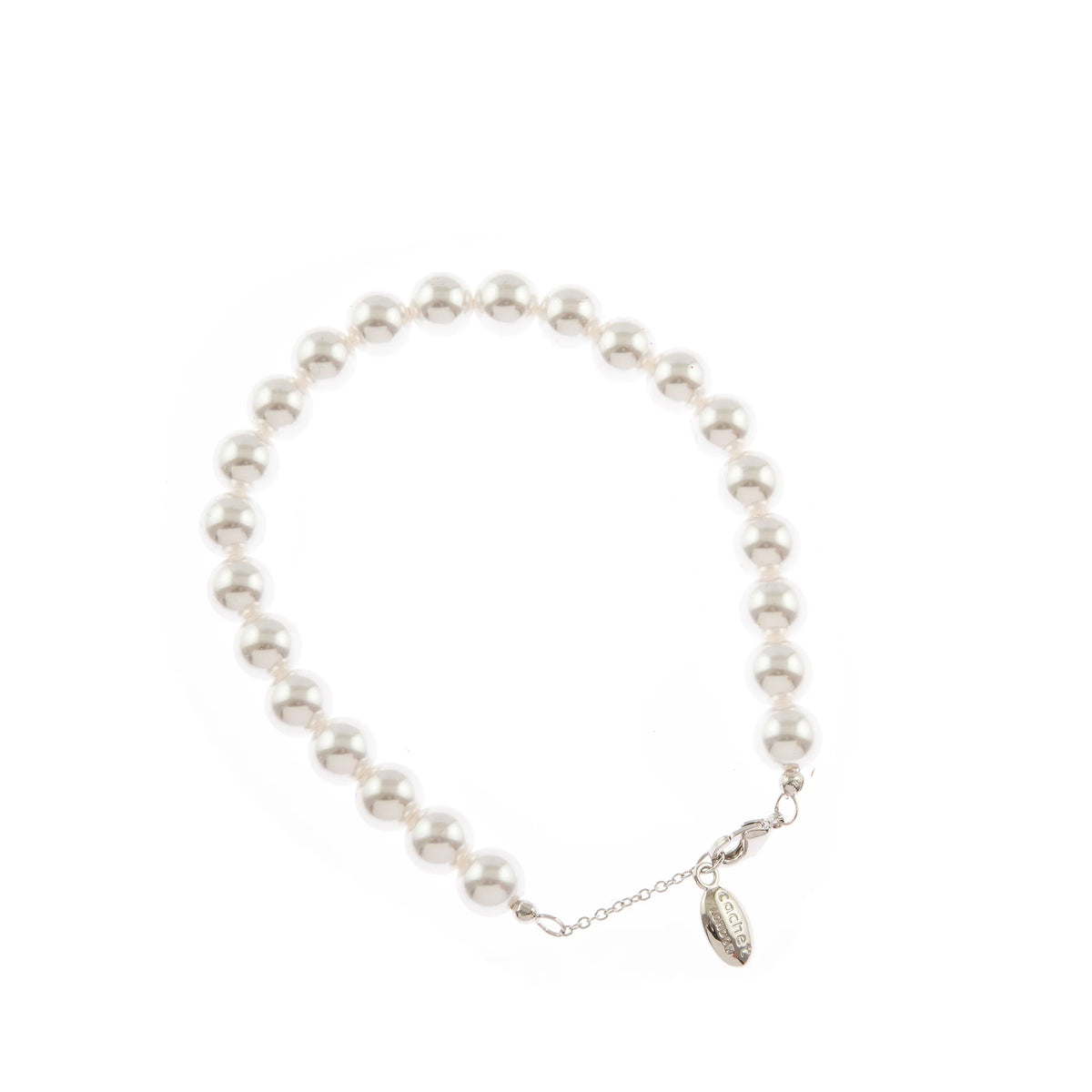 Cachet London Perris Silver Pearl Bracelet