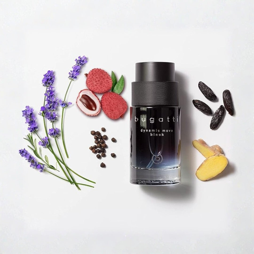 Bugatti Dynamic Move Black Eau de Toilette Spray