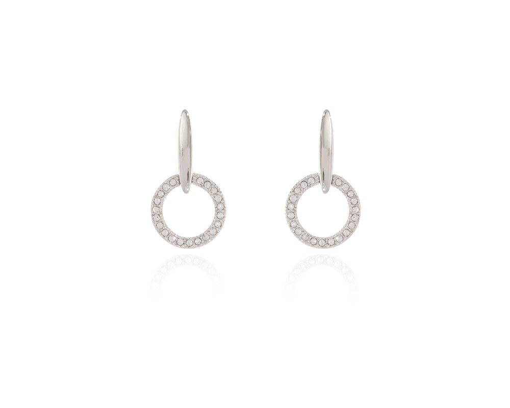 Lara Drop Silver Earrings