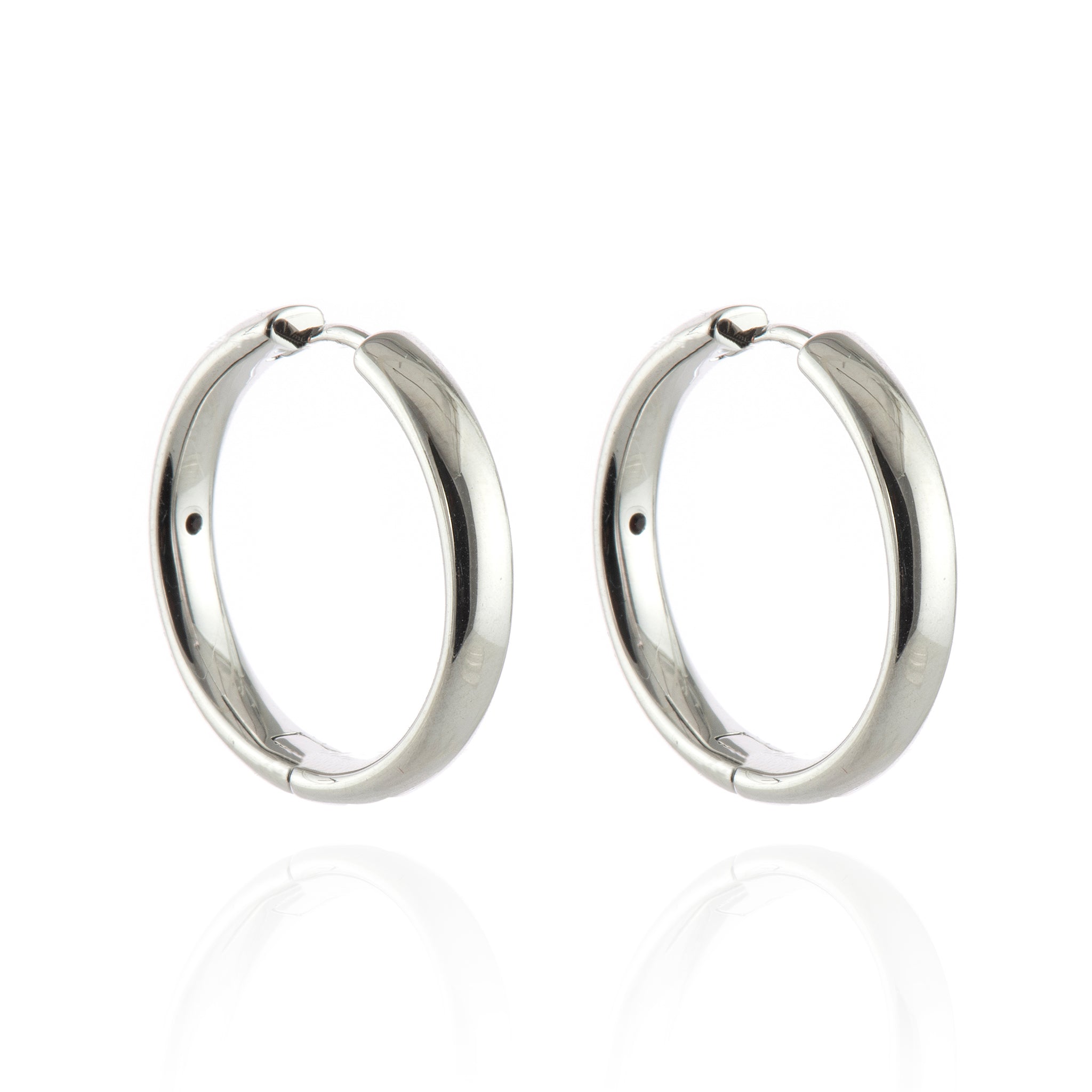 Cachet London Sabrina Large 25mm Silver Hoop