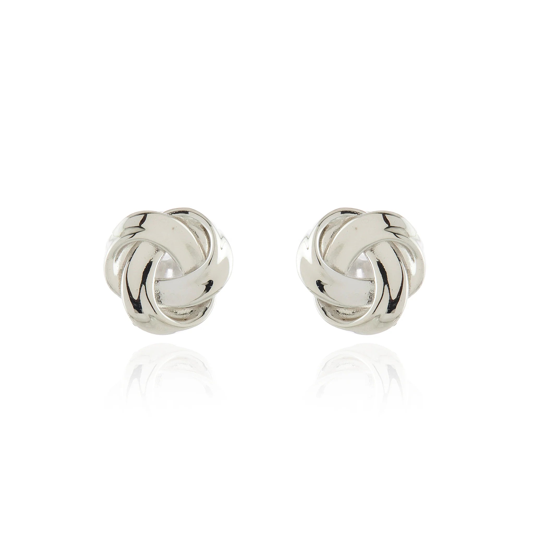 Cachet London Kelce Silver Clip On Earrings