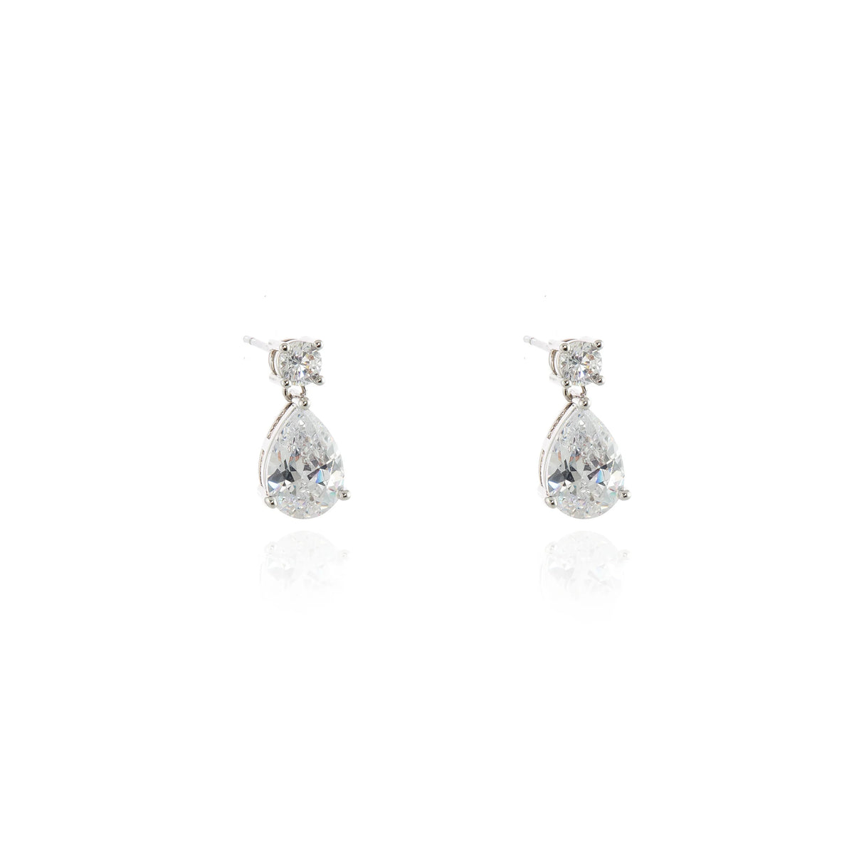 Cachet London Sheri Silver Drop Earrings