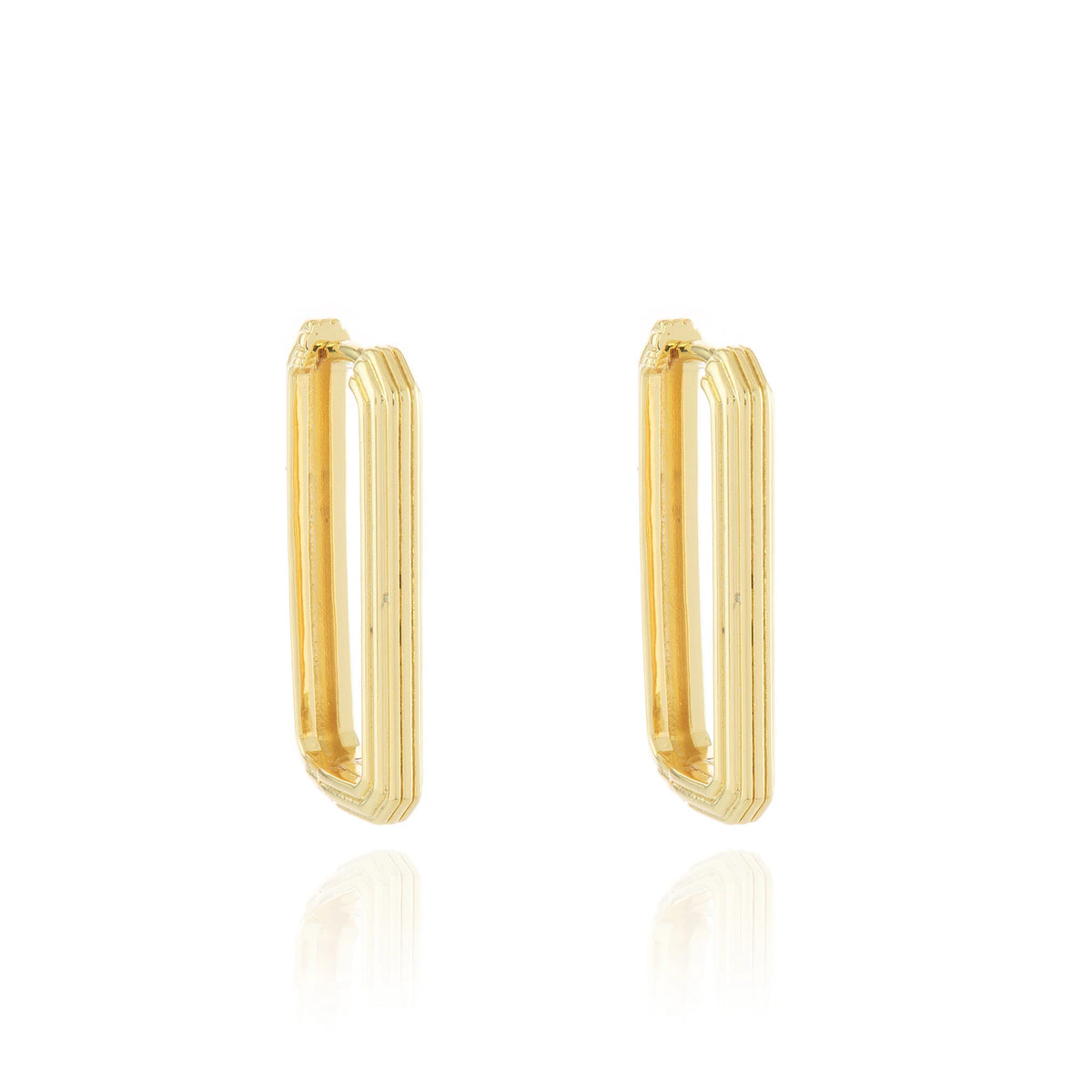 Cachet London Celyse Gold Hoop Earrings