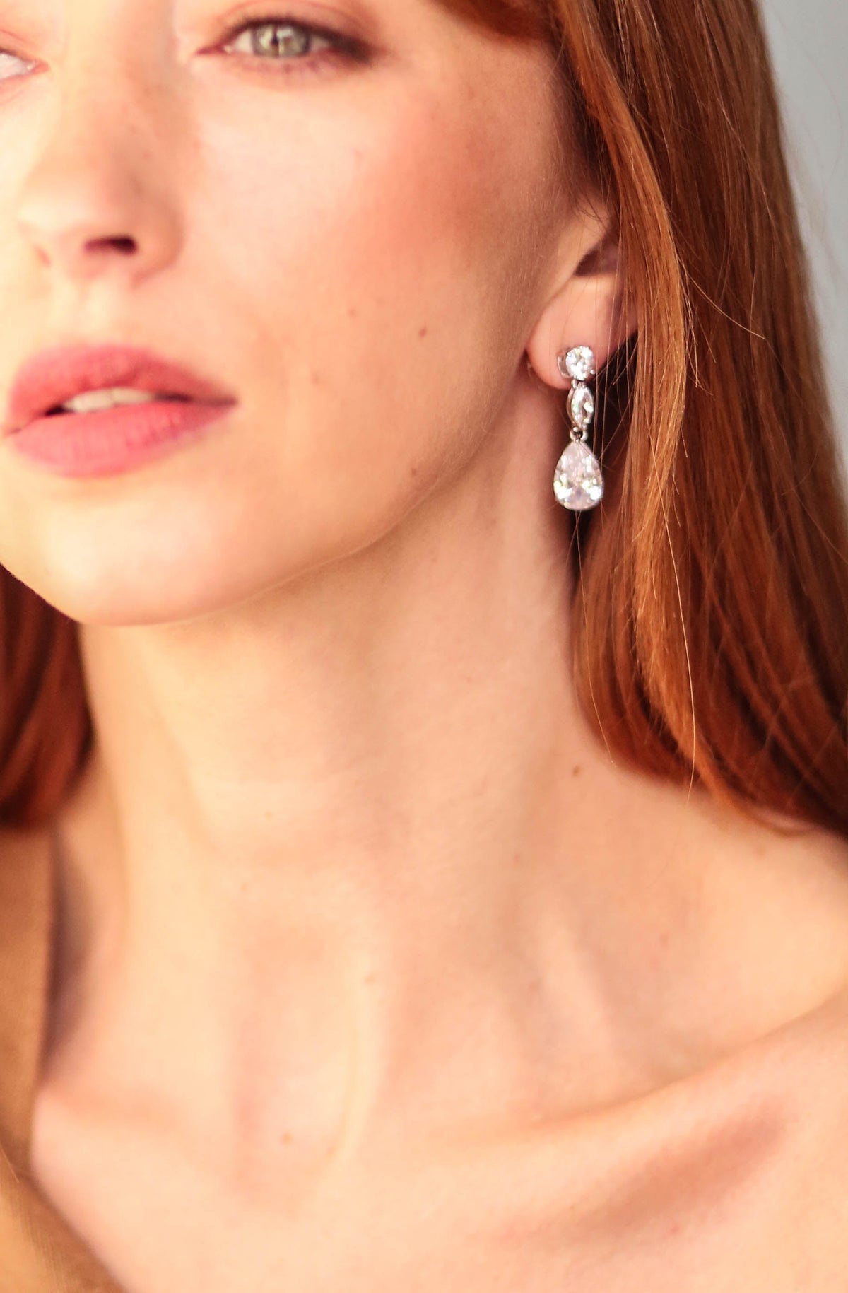 Maxine Silver Drop Earrings