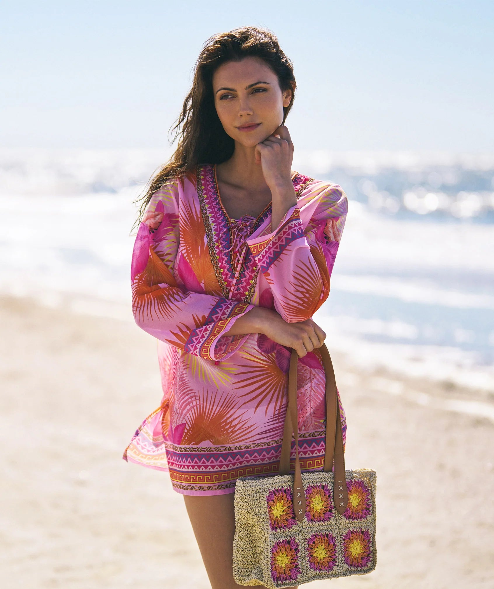 Aurora - Straw Tote Bag