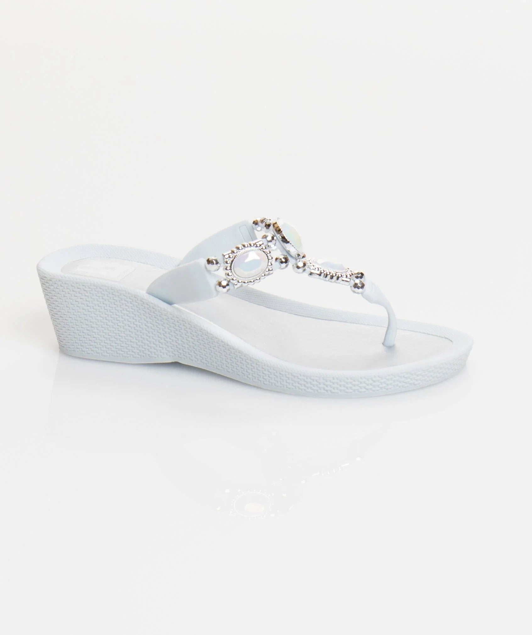 Appollo - Embellished Wedge Heel Pool Shoe with Non-Slip Sole
