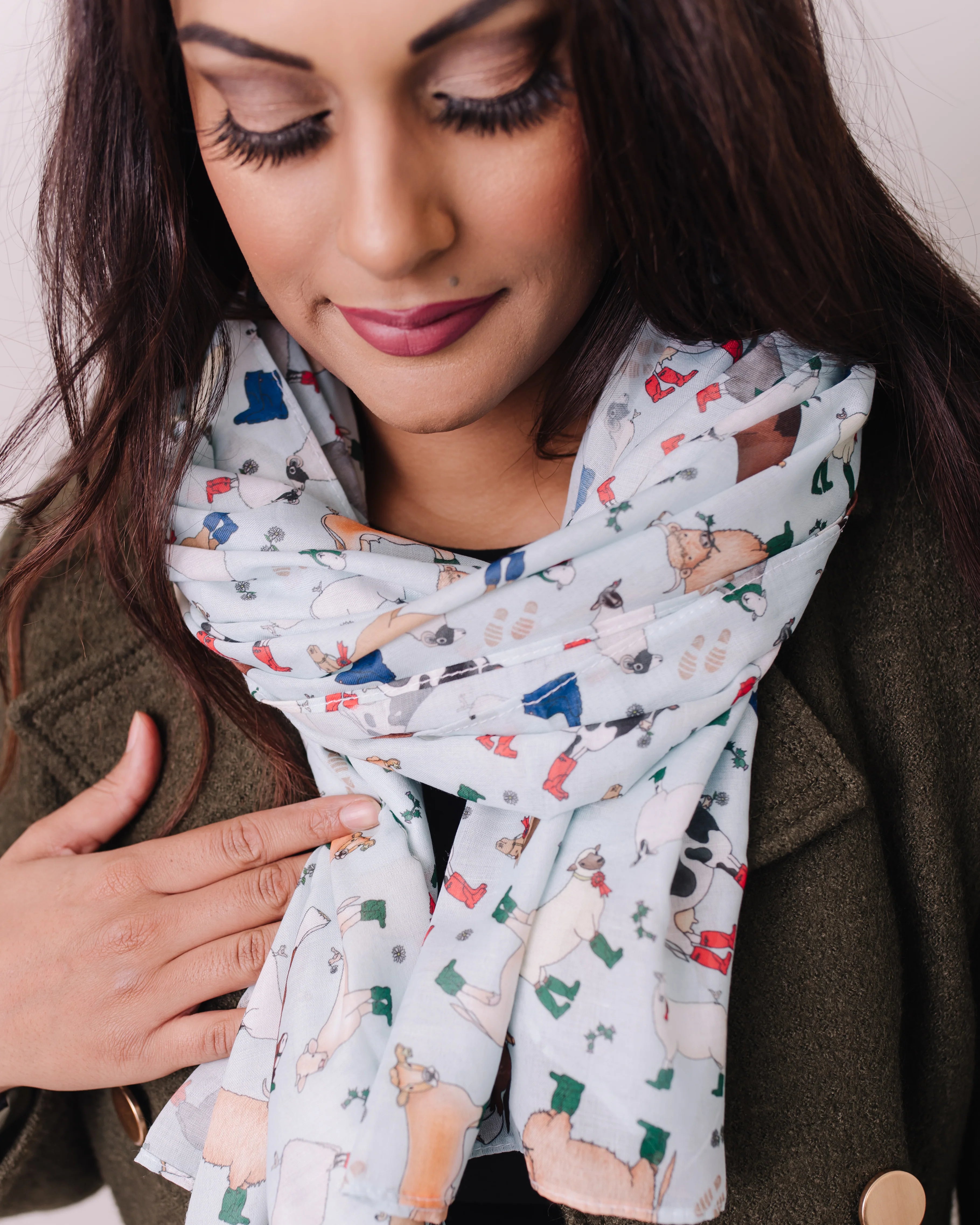 Recycled Bottle Scarf - Wellies