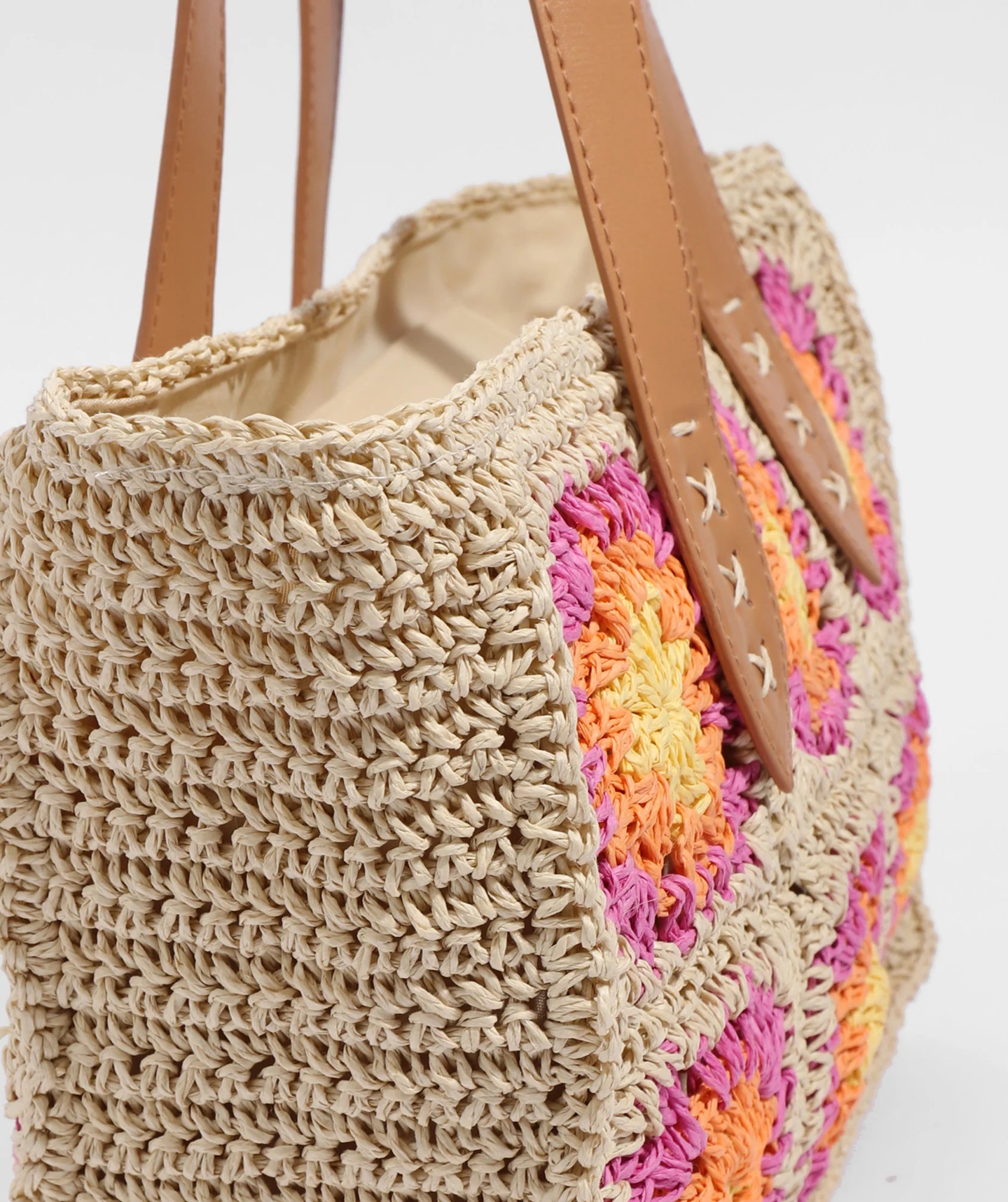Aurora - Straw Tote Bag