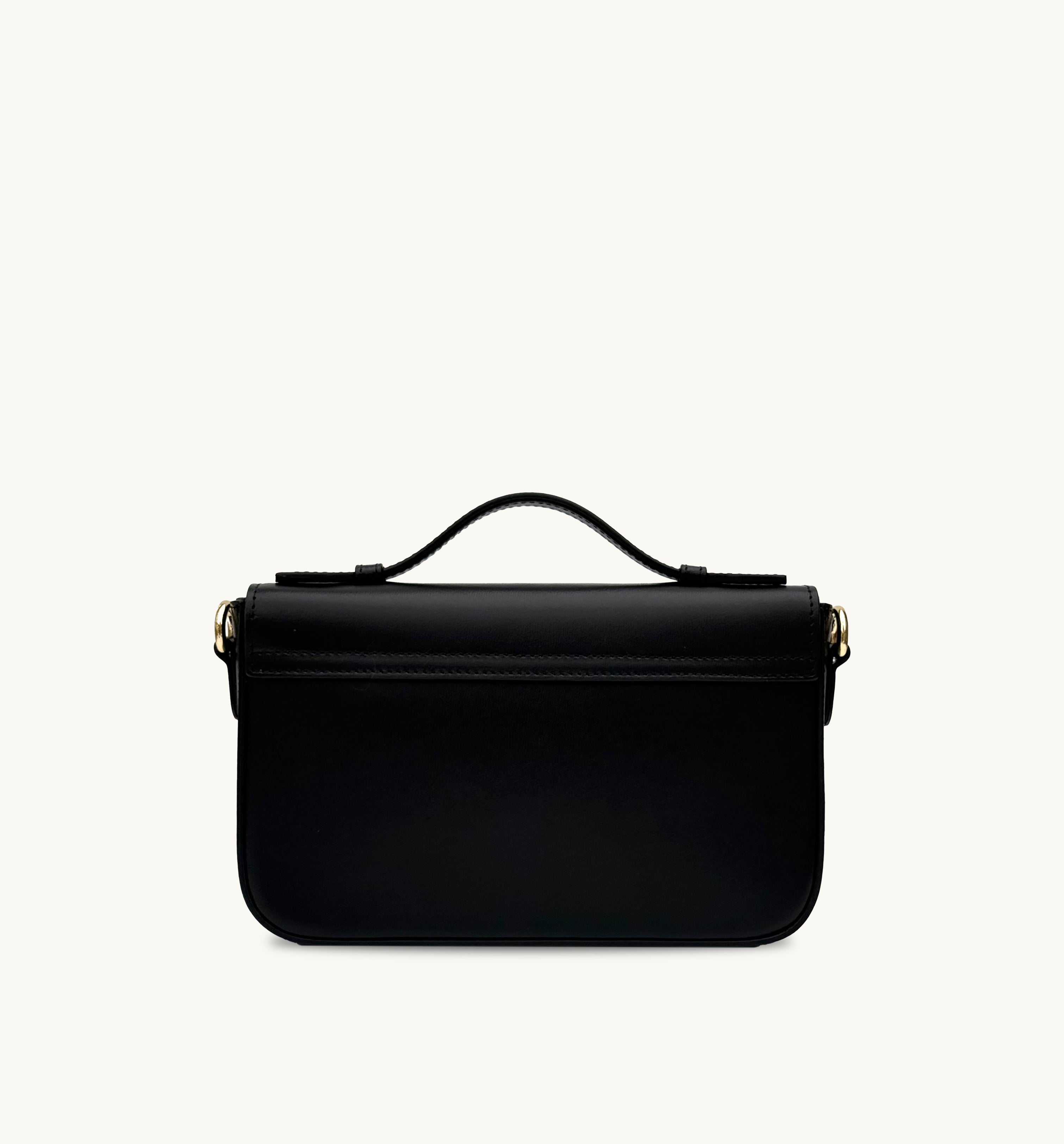 Apatchy London The Flora Black Leather Bag
