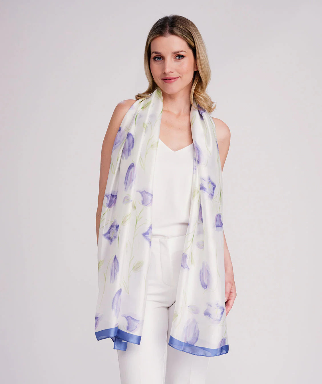 Blossom - Satin Silk Scarf