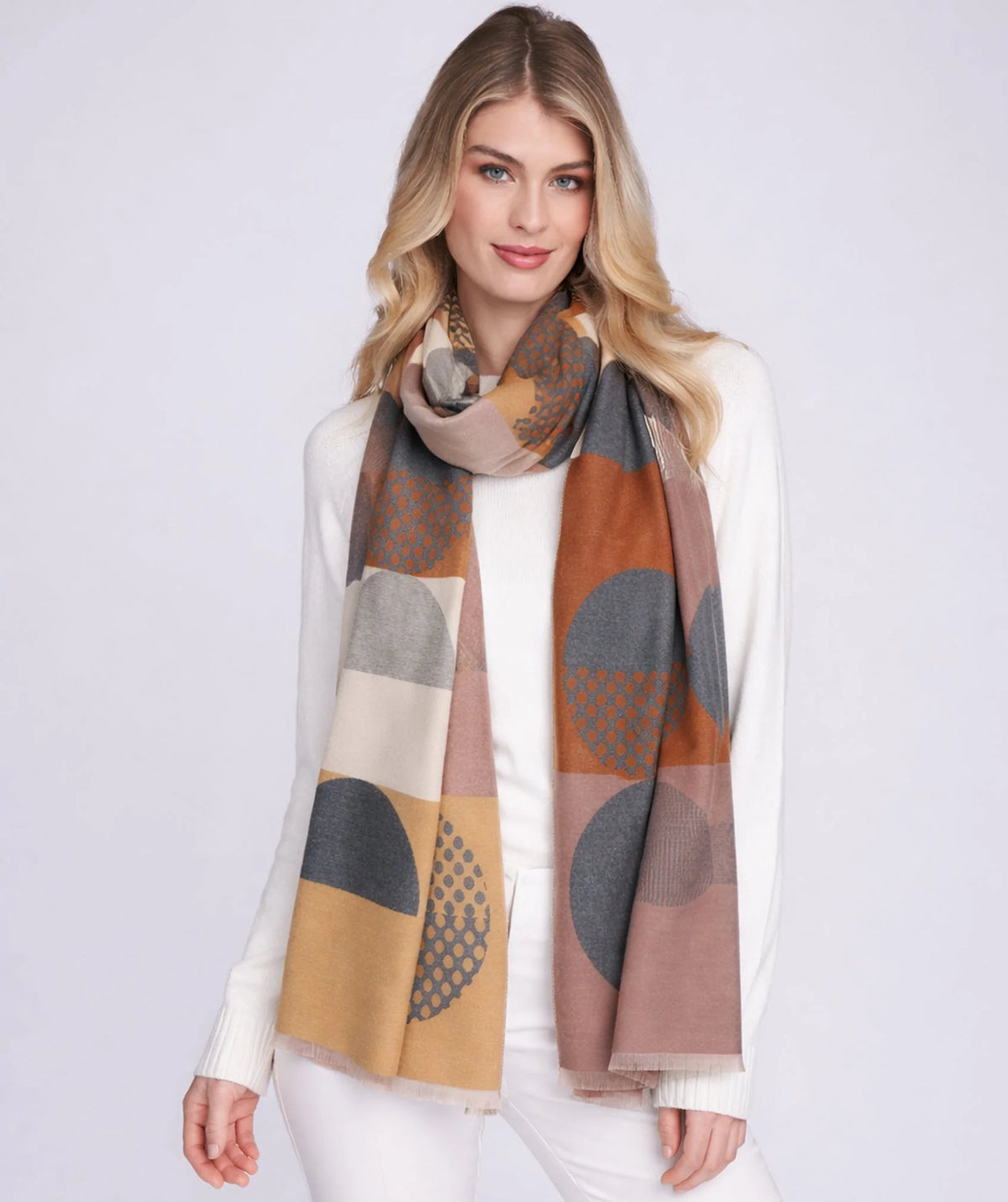 Bonnie - Oversized Statement Print Scarf