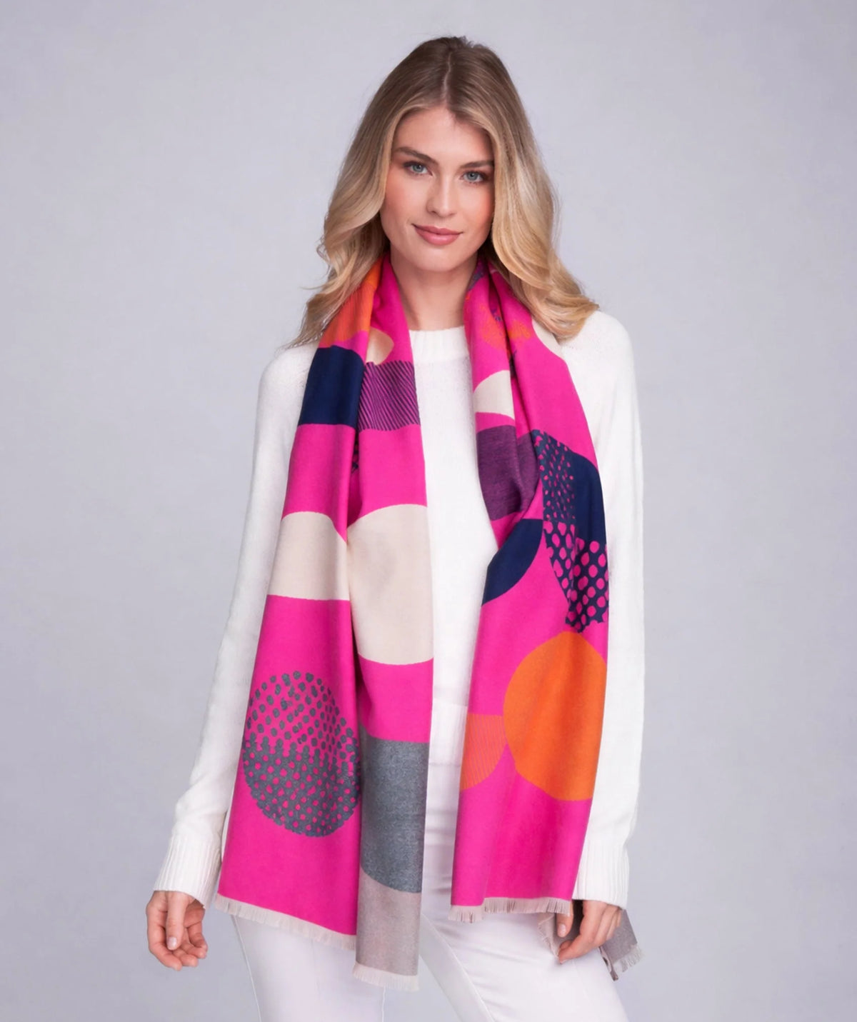 Bonnie - Oversized Statement Print Scarf