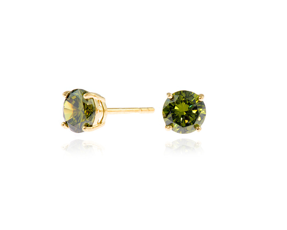Cachet London Lana 6mm Olivine Earrings