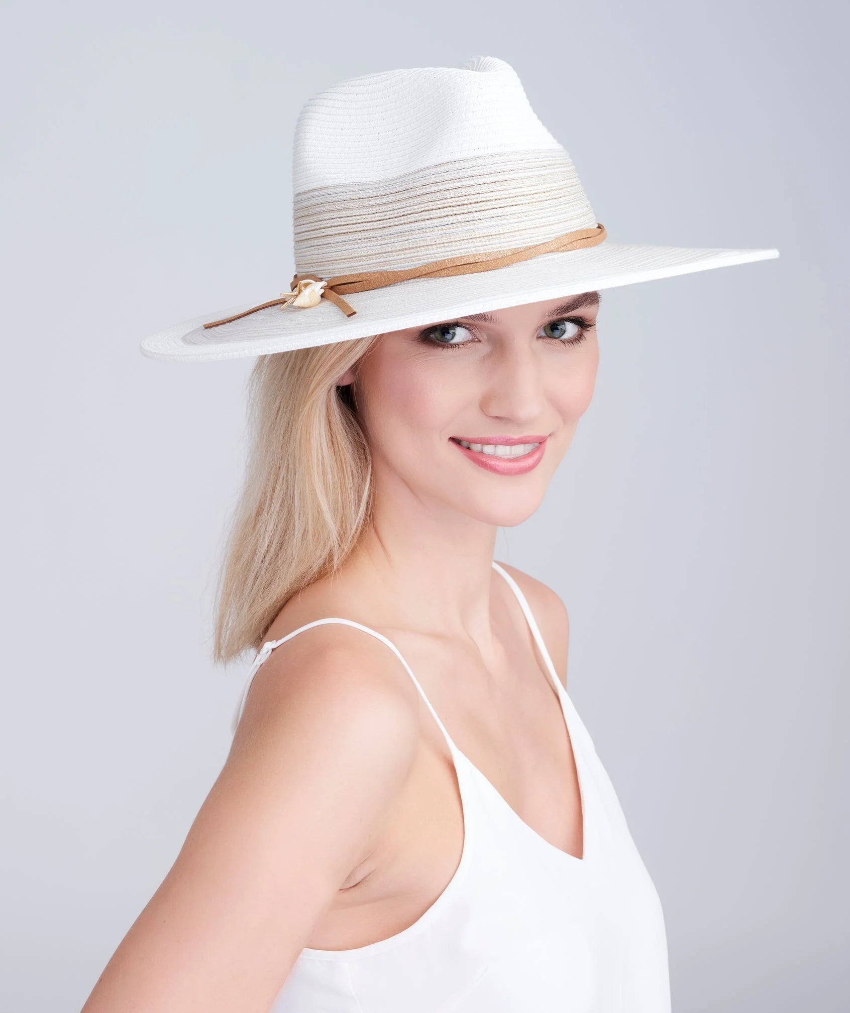 Caprini - Metallic Stripe Fedora