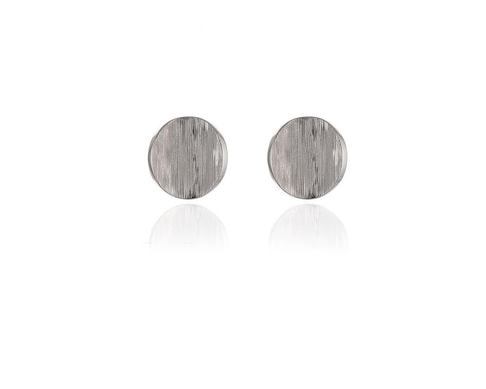 Caspain Silver Clip On Earrings