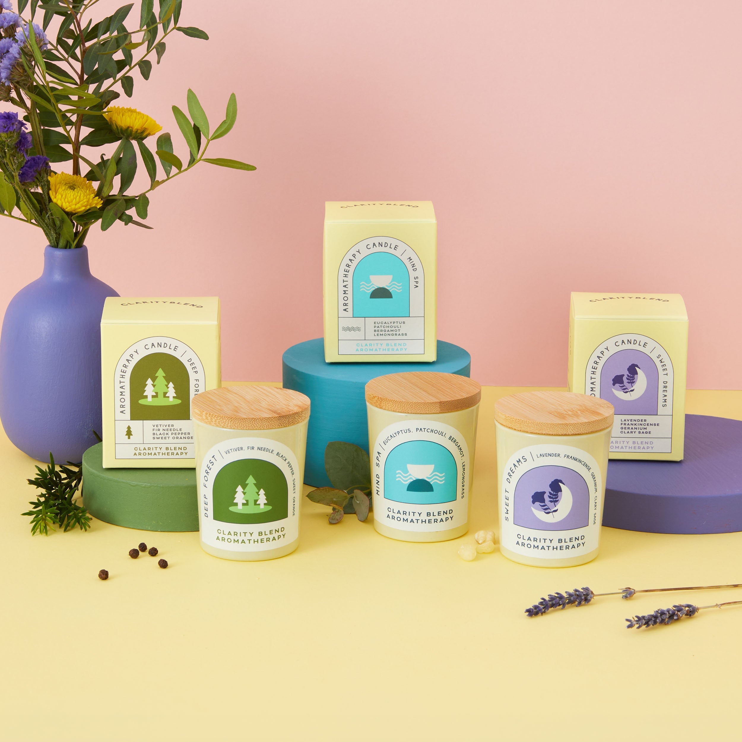 Clarity Blend Deep Forest aromatherapy candle (90g)
