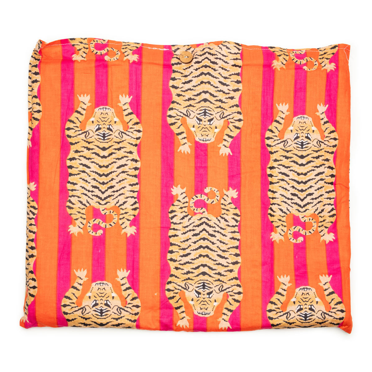 Elie Beaumont Serendipity Cotton Quilted Tote - Tibetan Tiger