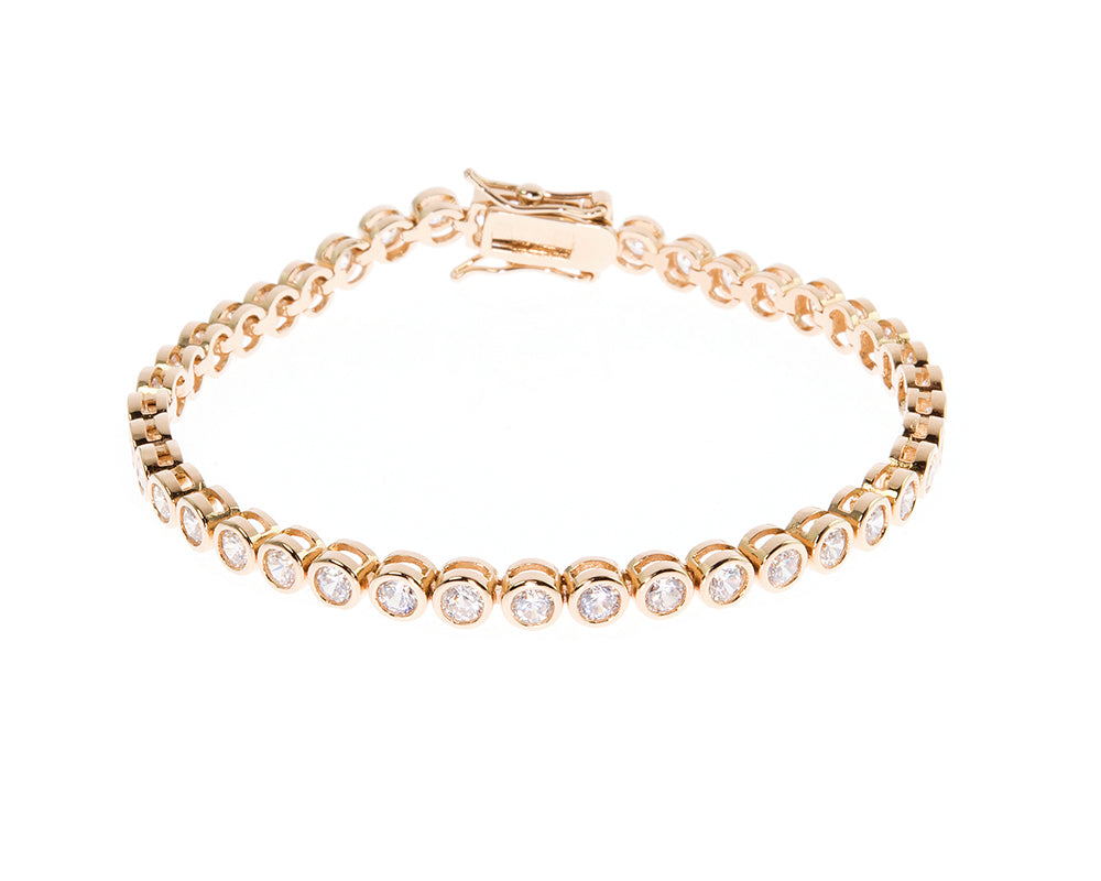 Dawn Gold Tennis Bracelet