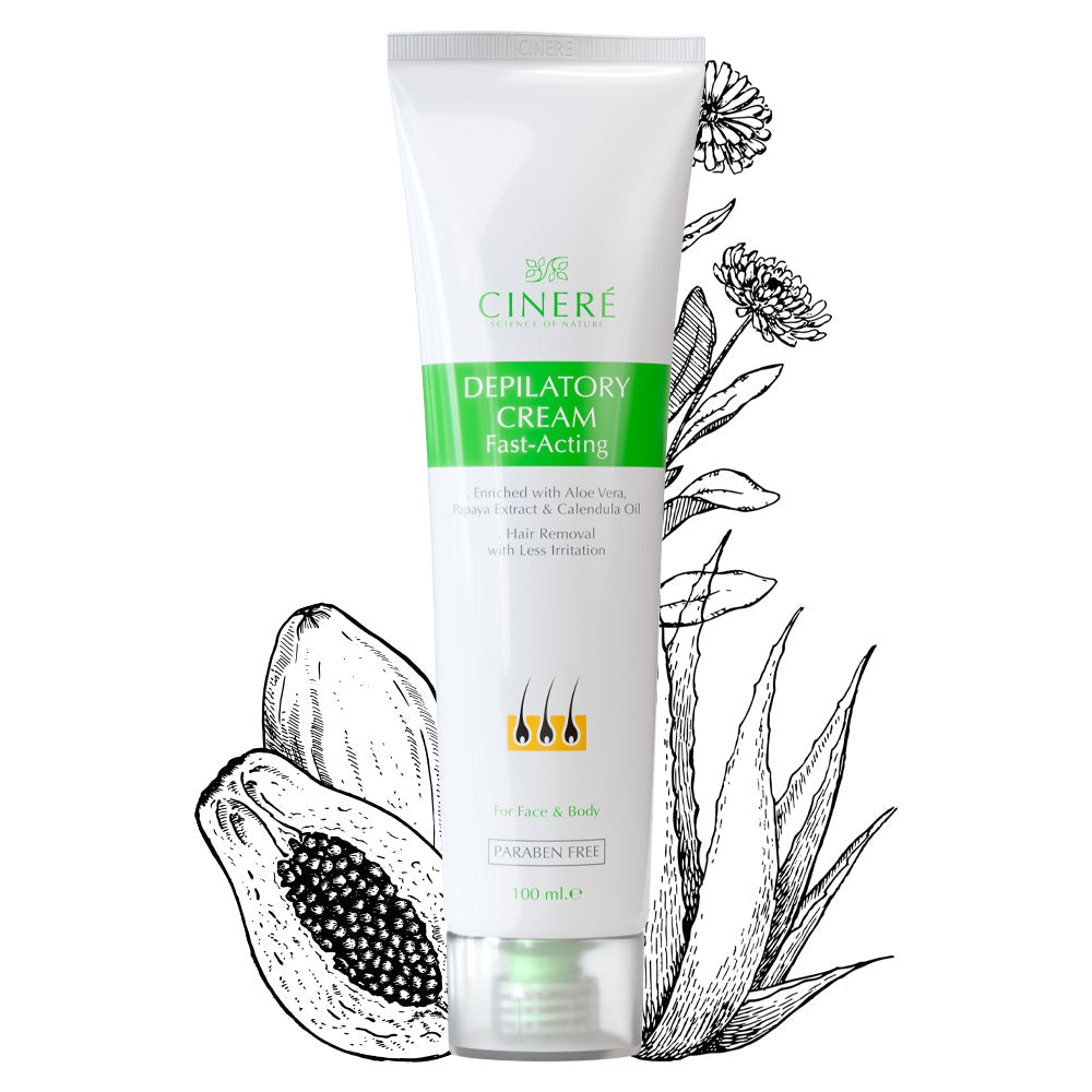 Cinere Depilatory Cream Fast-Action Soothing 100 ml