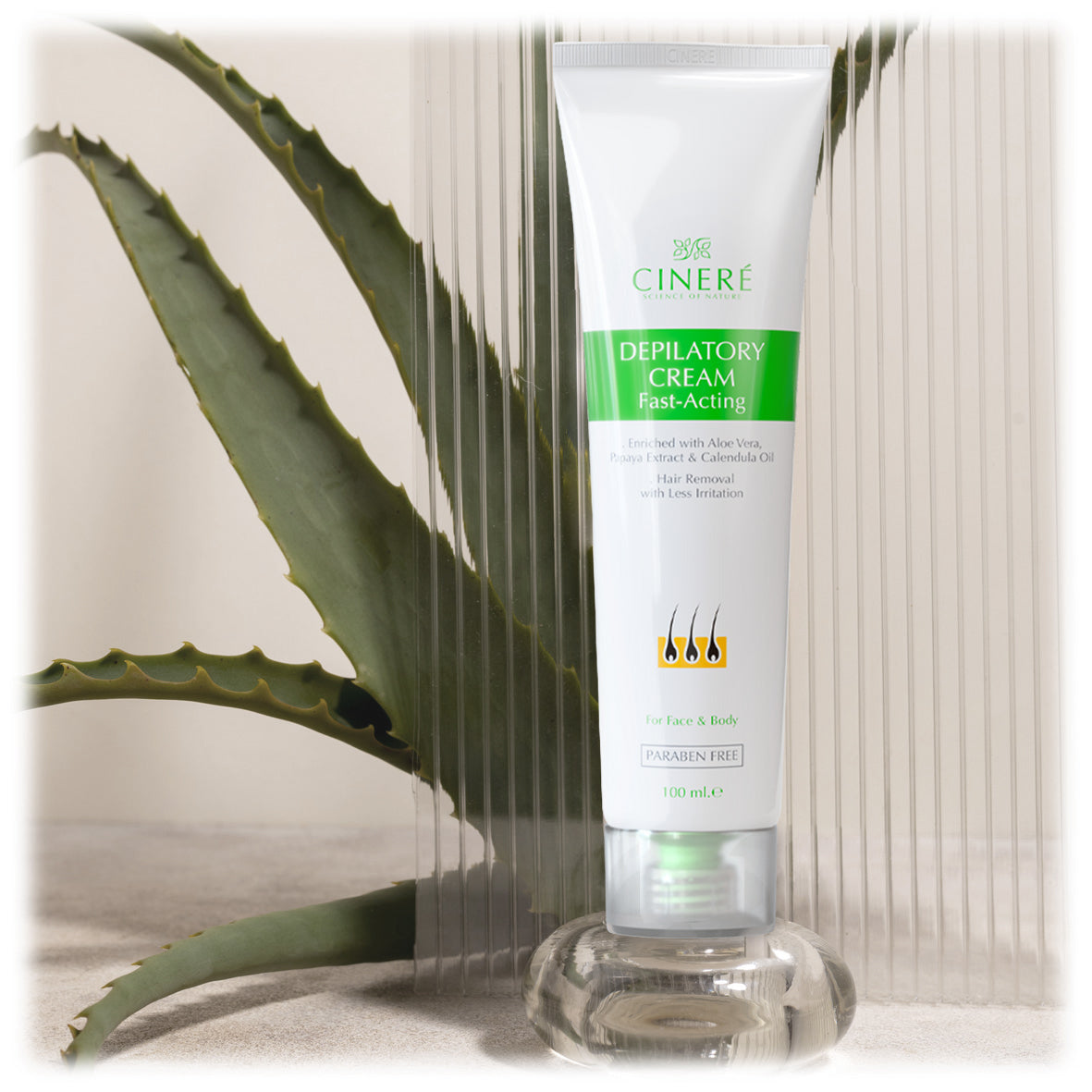 Cinere Depilatory Cream Fast-Action Soothing 100 ml