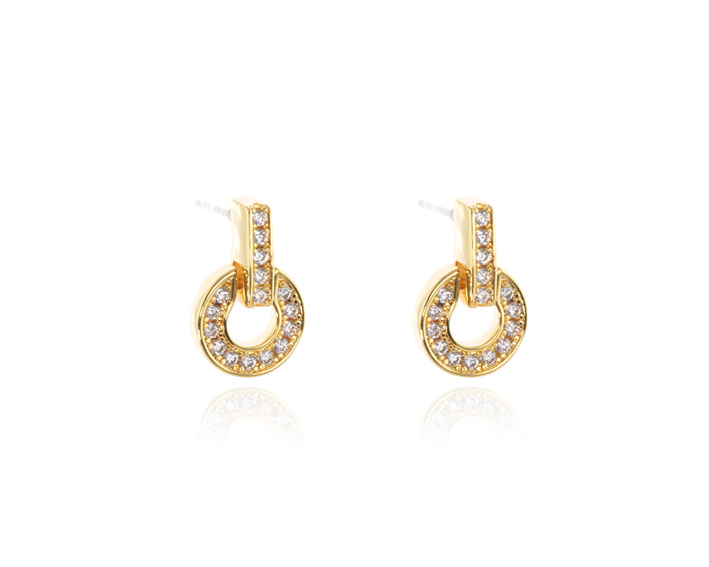Elana Gold Drop Earrings
