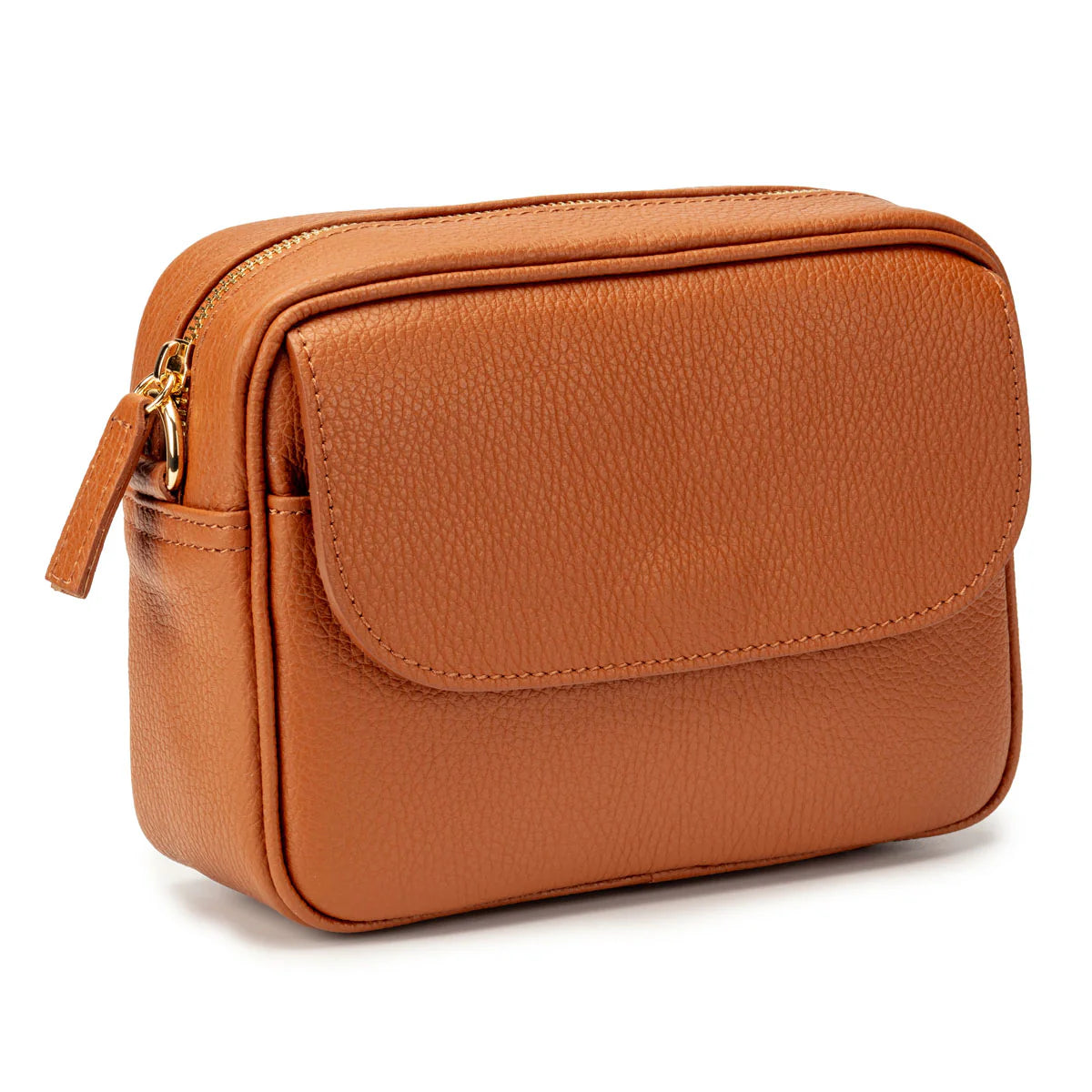 Elie Beaumont Crossbody Town Bag Tan