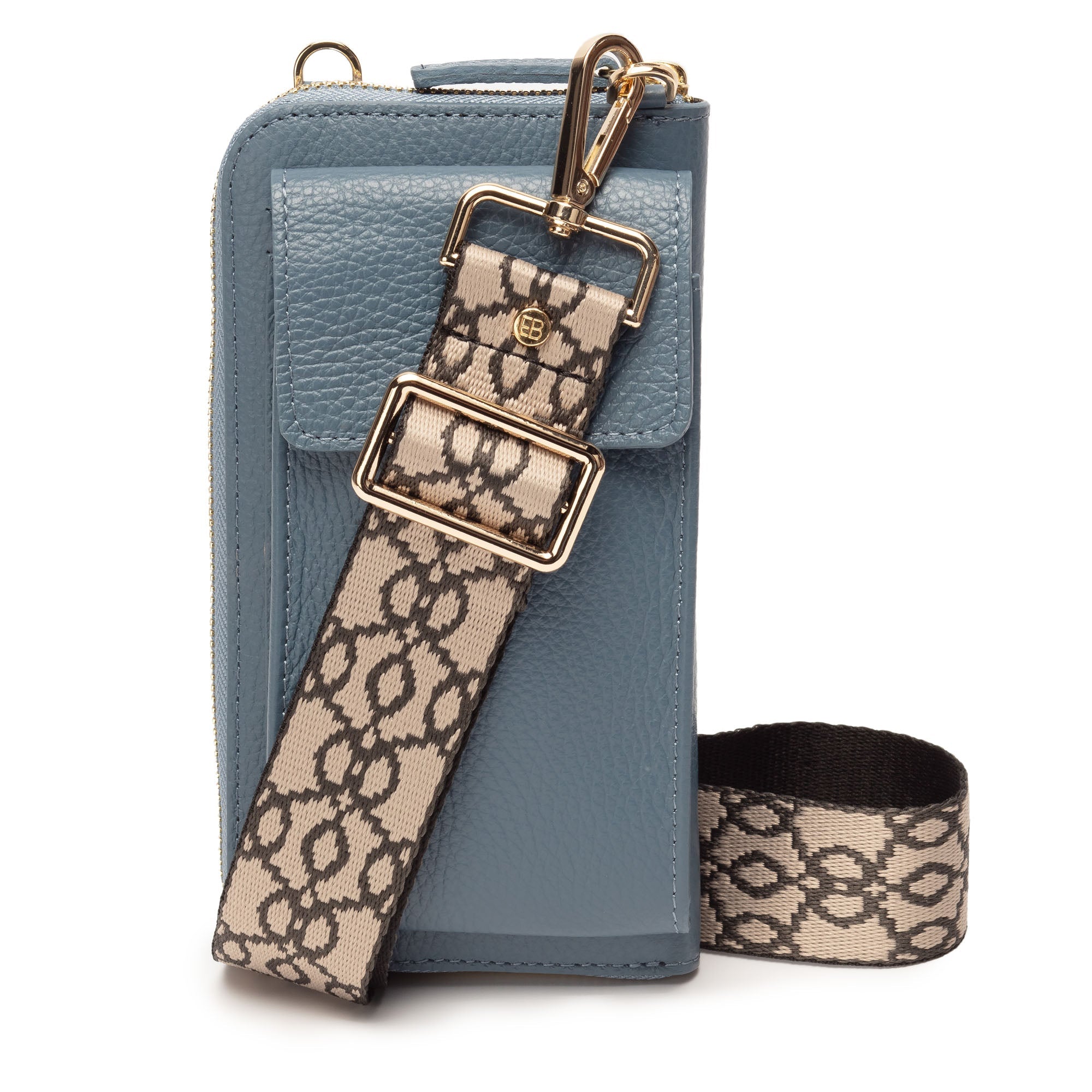Elie Beaumont Phonebag Light Blue (Baroque strap)
