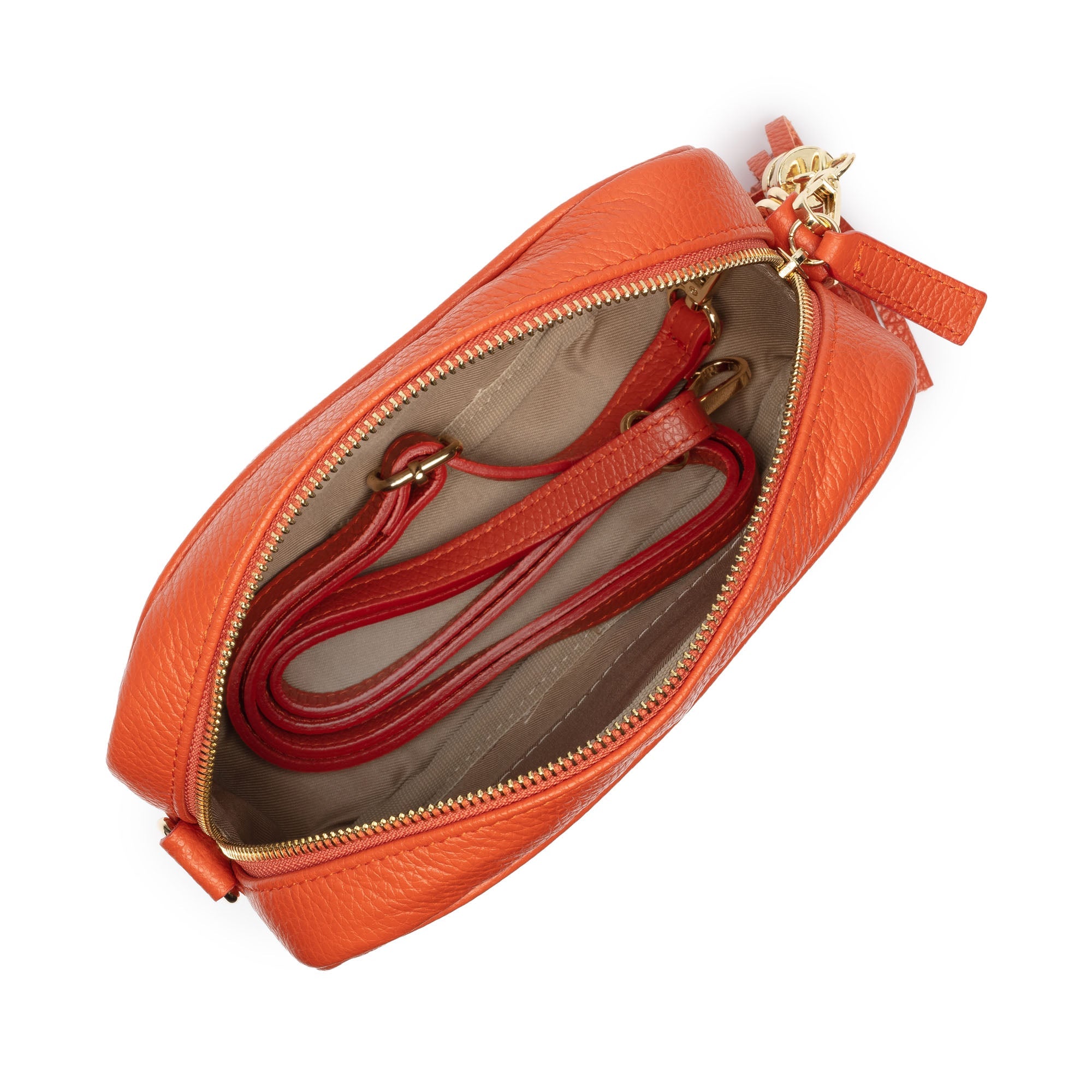 Elie Beaumont Crossbody Tassel Rust