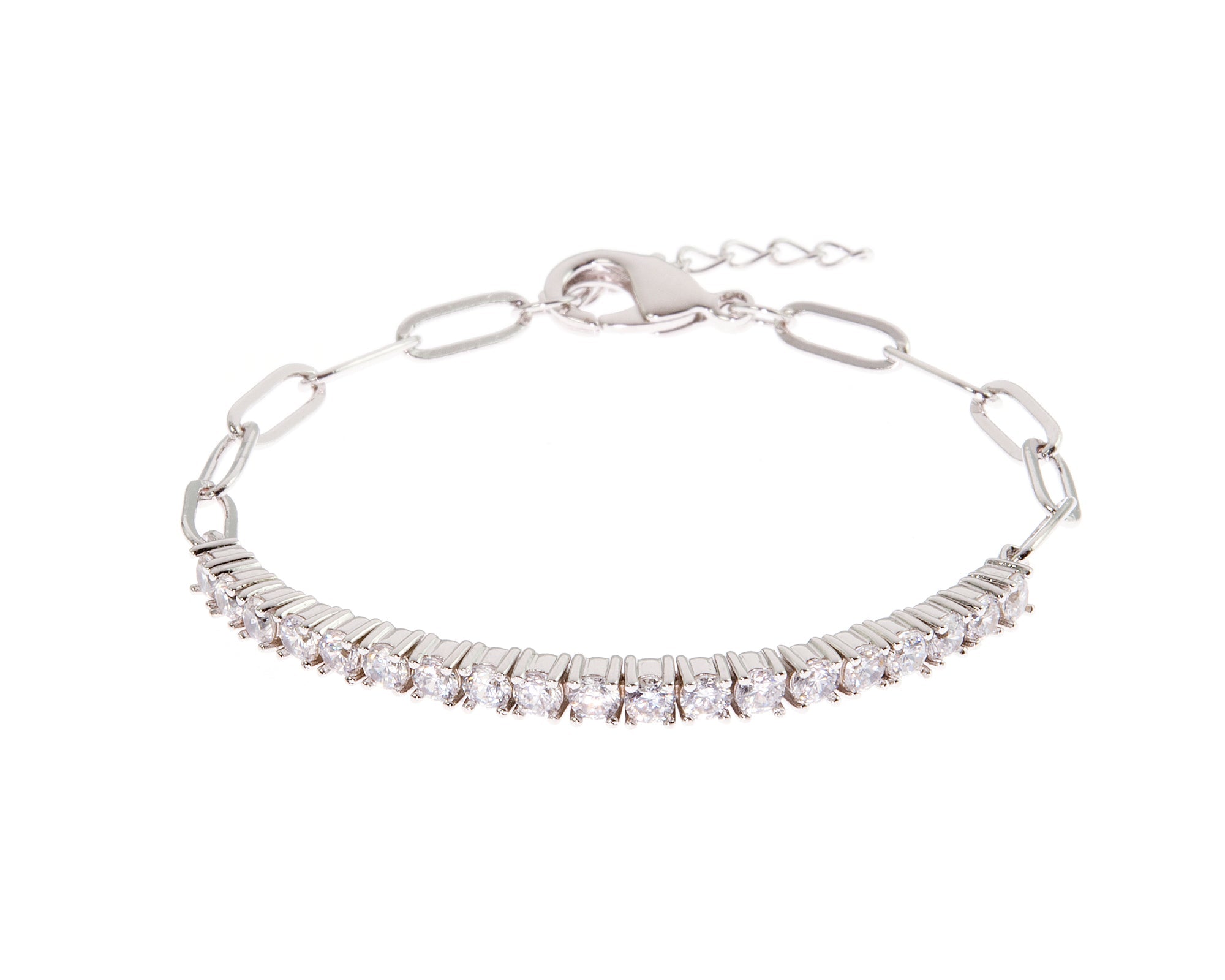 Ella Silver Tennis Bracelet