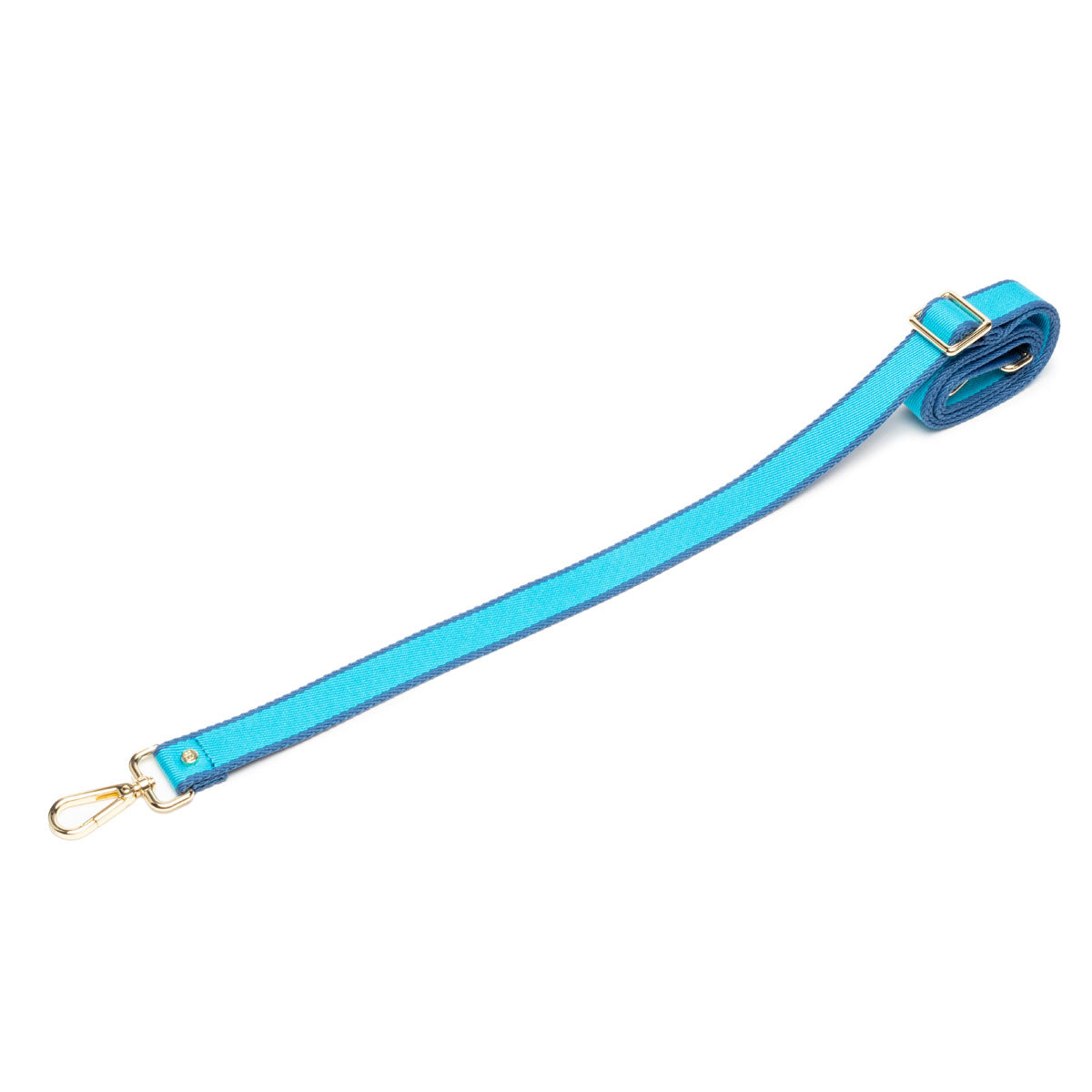 Elie Beaumont Crossbody strap - Lt. Blue / French Blue Trim
