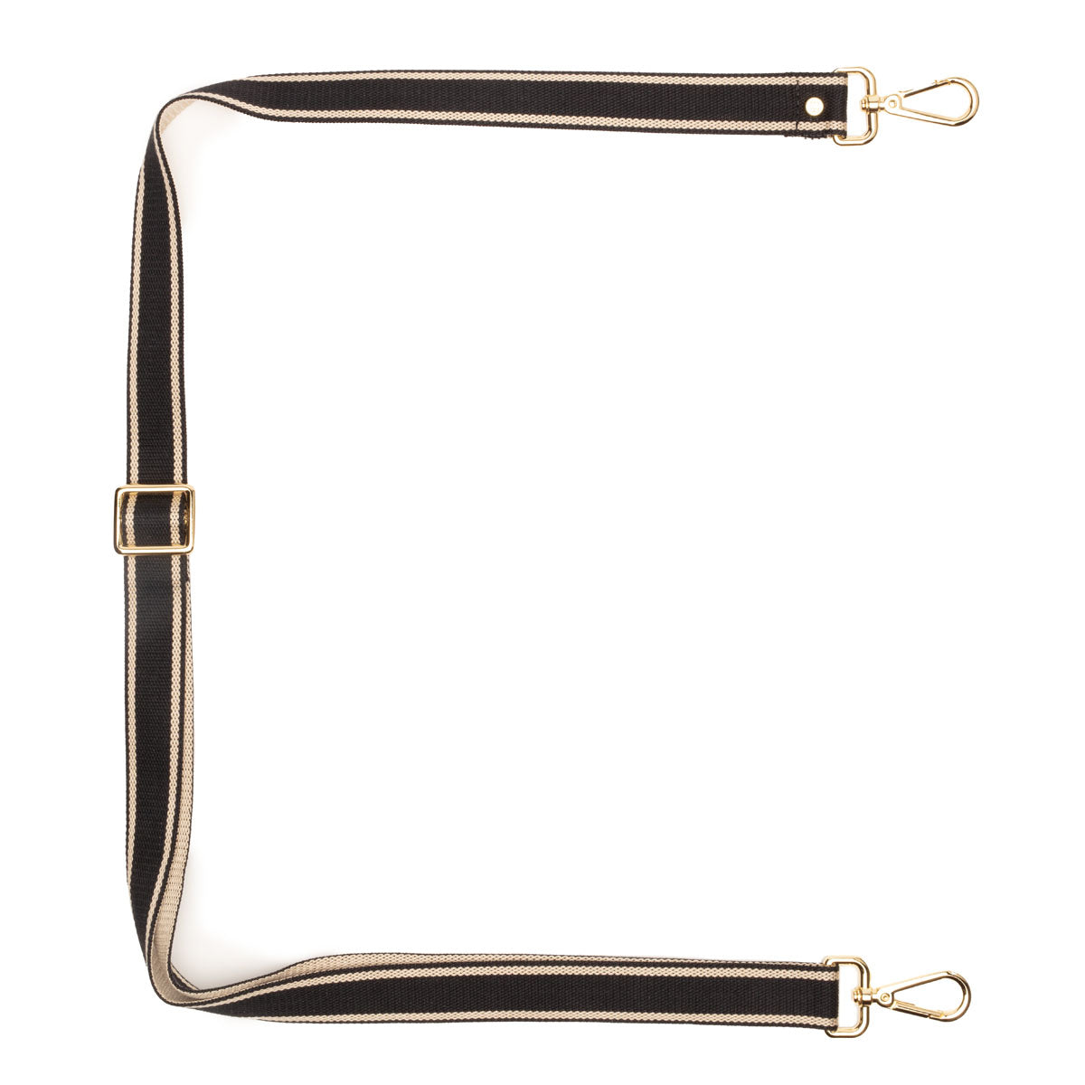 Elie Beaumont Crossbody strap - Black & Cream