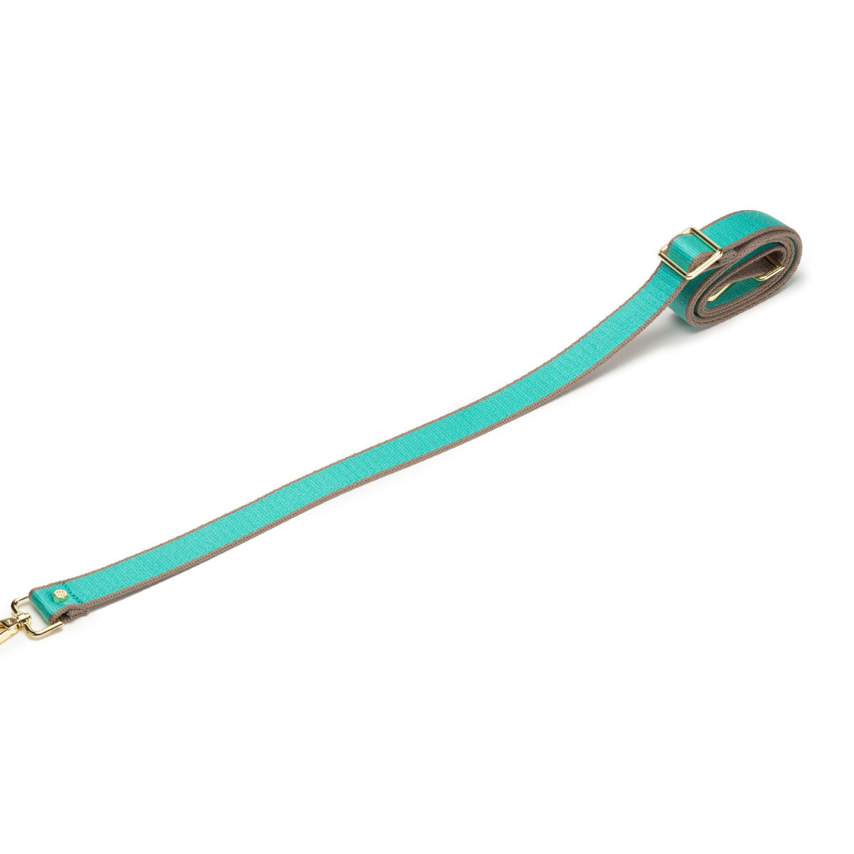 Elie Beaumont Crossbody strap - Turquoise & Cappucino