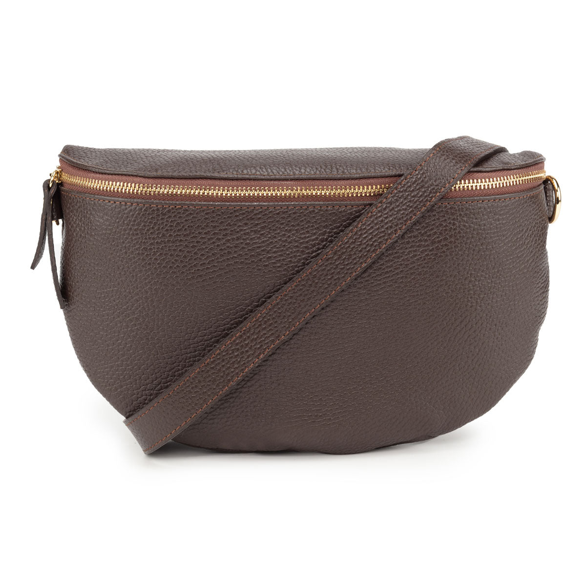Elie Beaumont Sling Bag - Chocolate Large