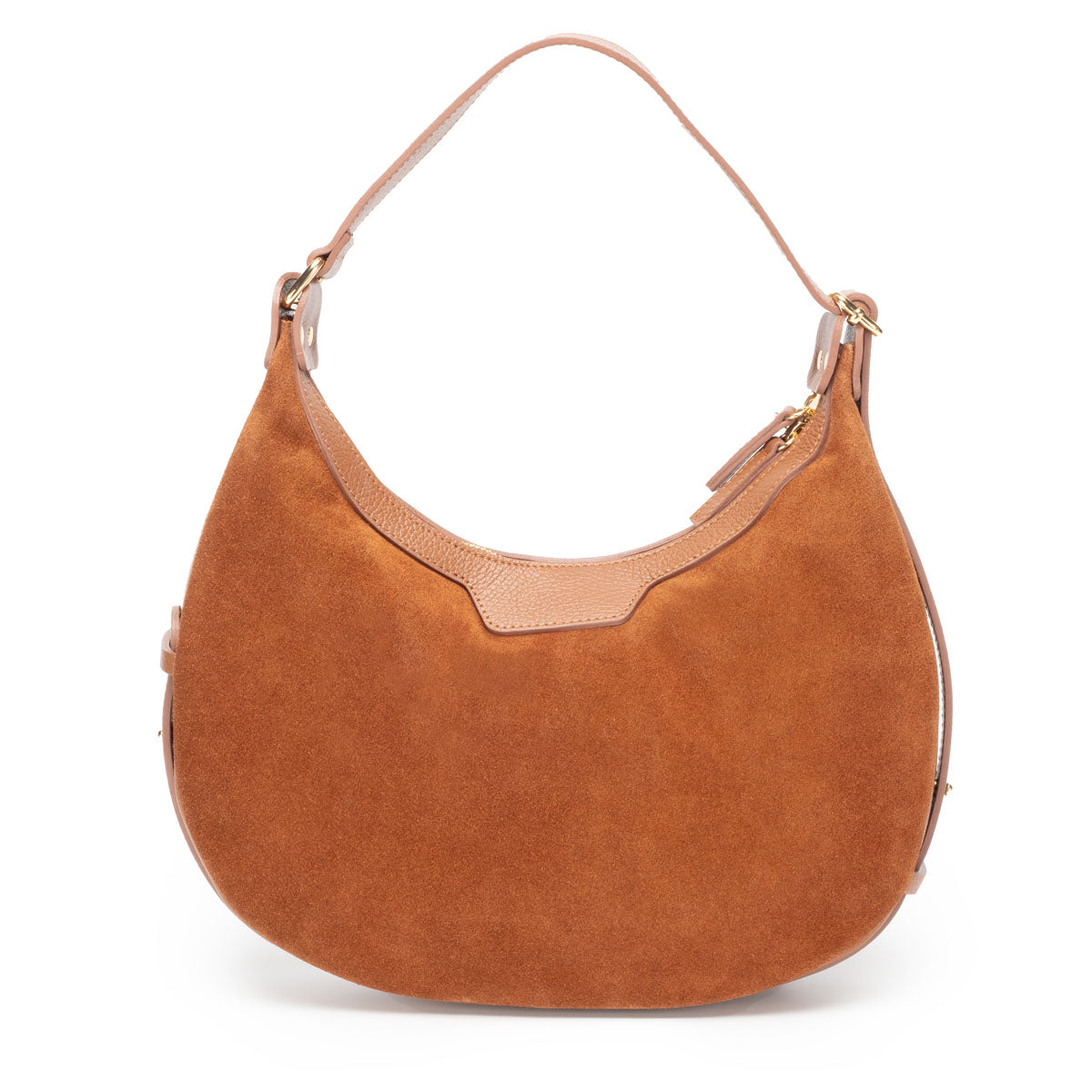 Elie Beaumont Crescent Suede Bag - Tan