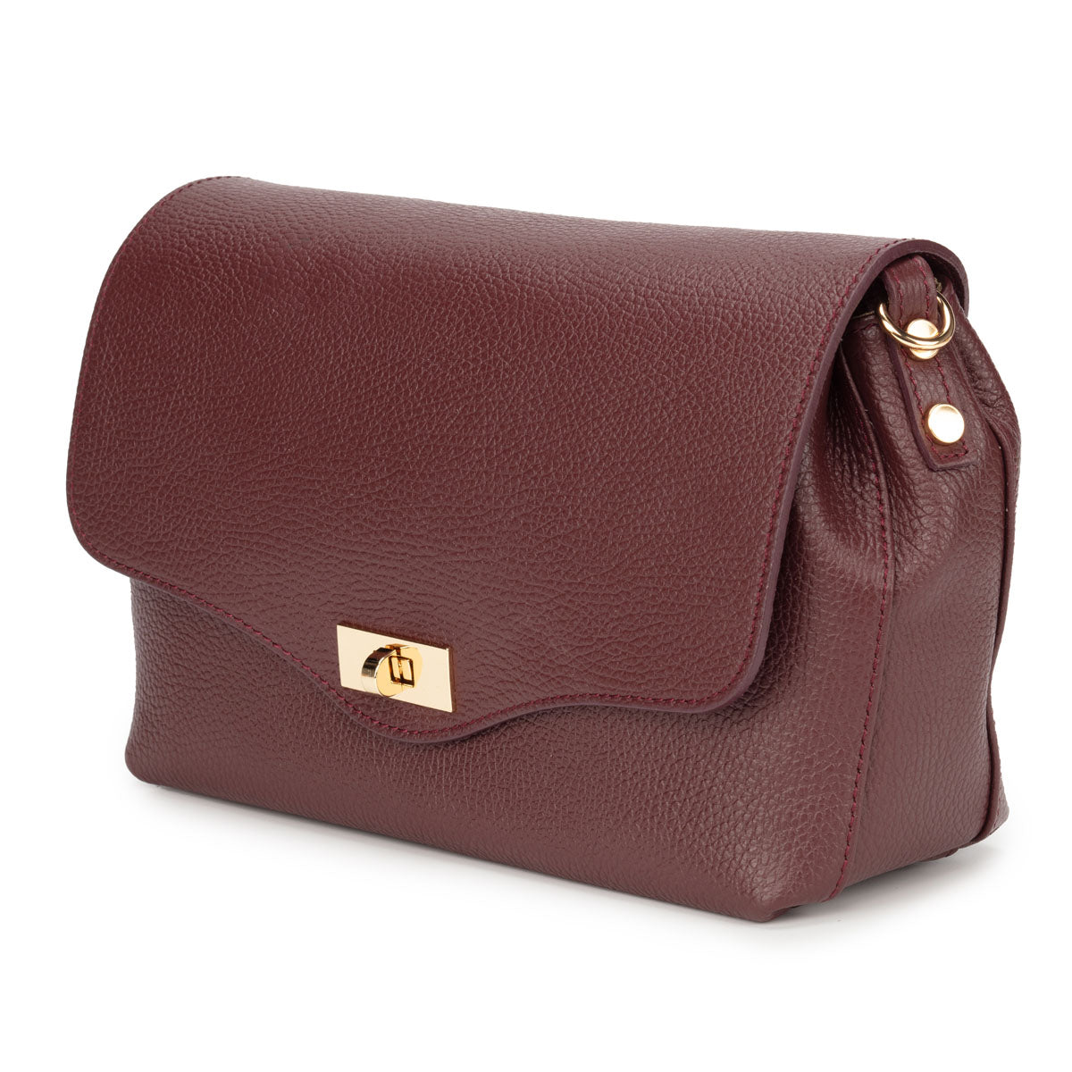 Elie Beaumont Twist Clasp - Wine