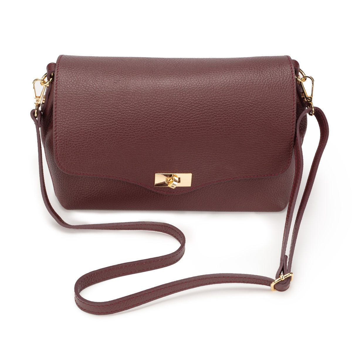 Elie Beaumont Twist Clasp - Wine