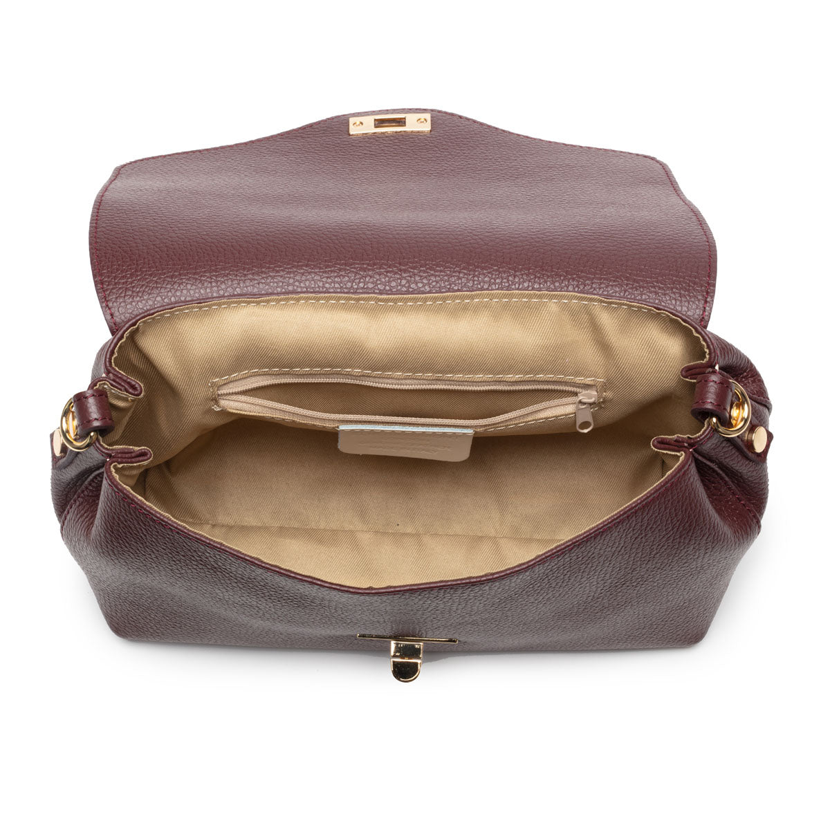 Elie Beaumont Twist Clasp - Wine