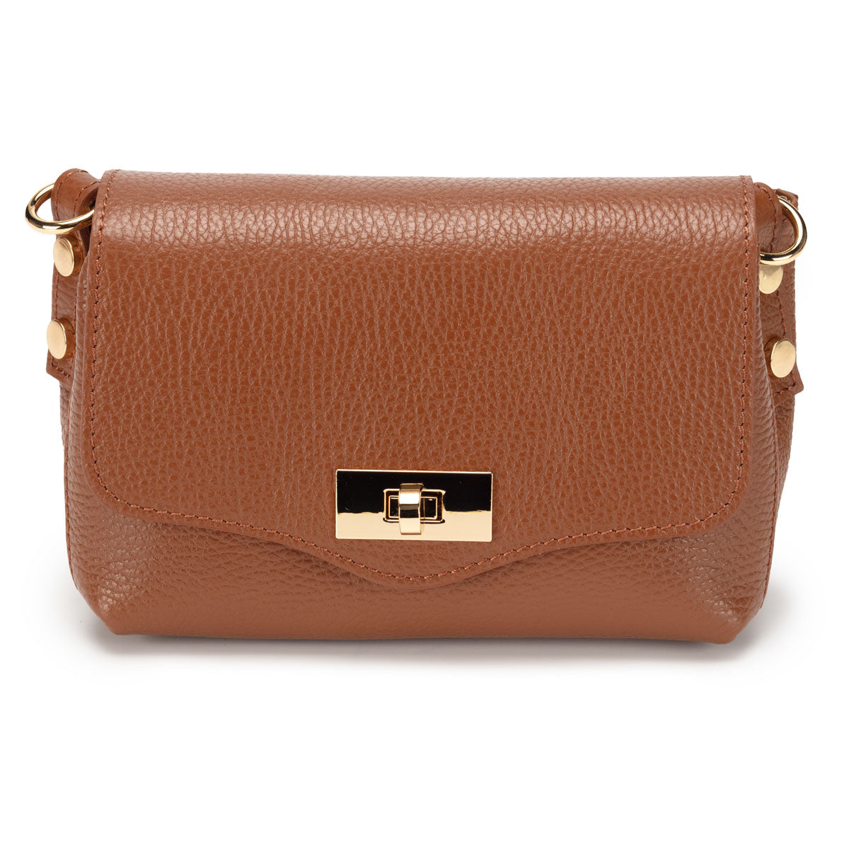 Elie Beaumont Twist Clasp - Tan