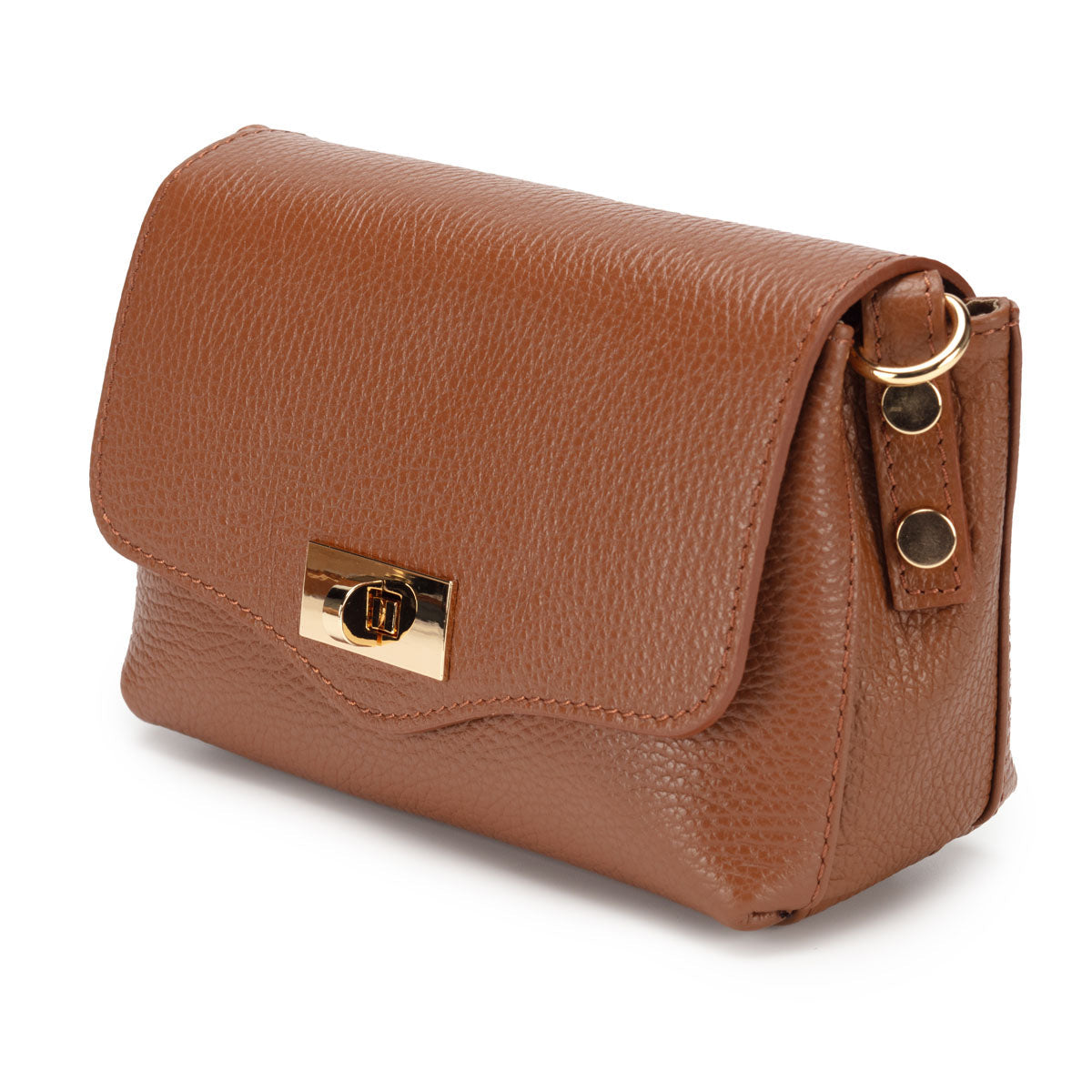 Elie Beaumont Twist Clasp - Tan