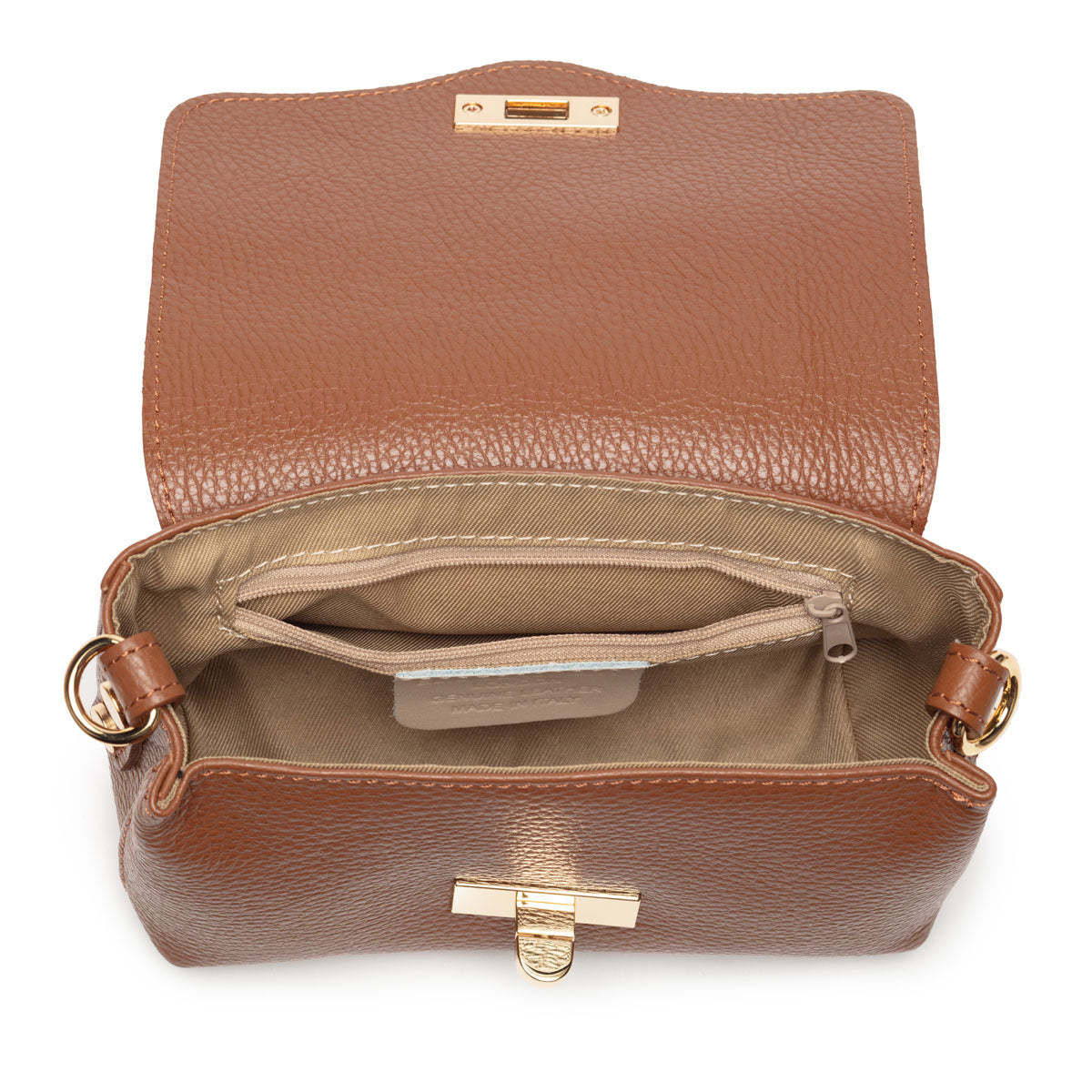Elie Beaumont Twist Clasp - Tan
