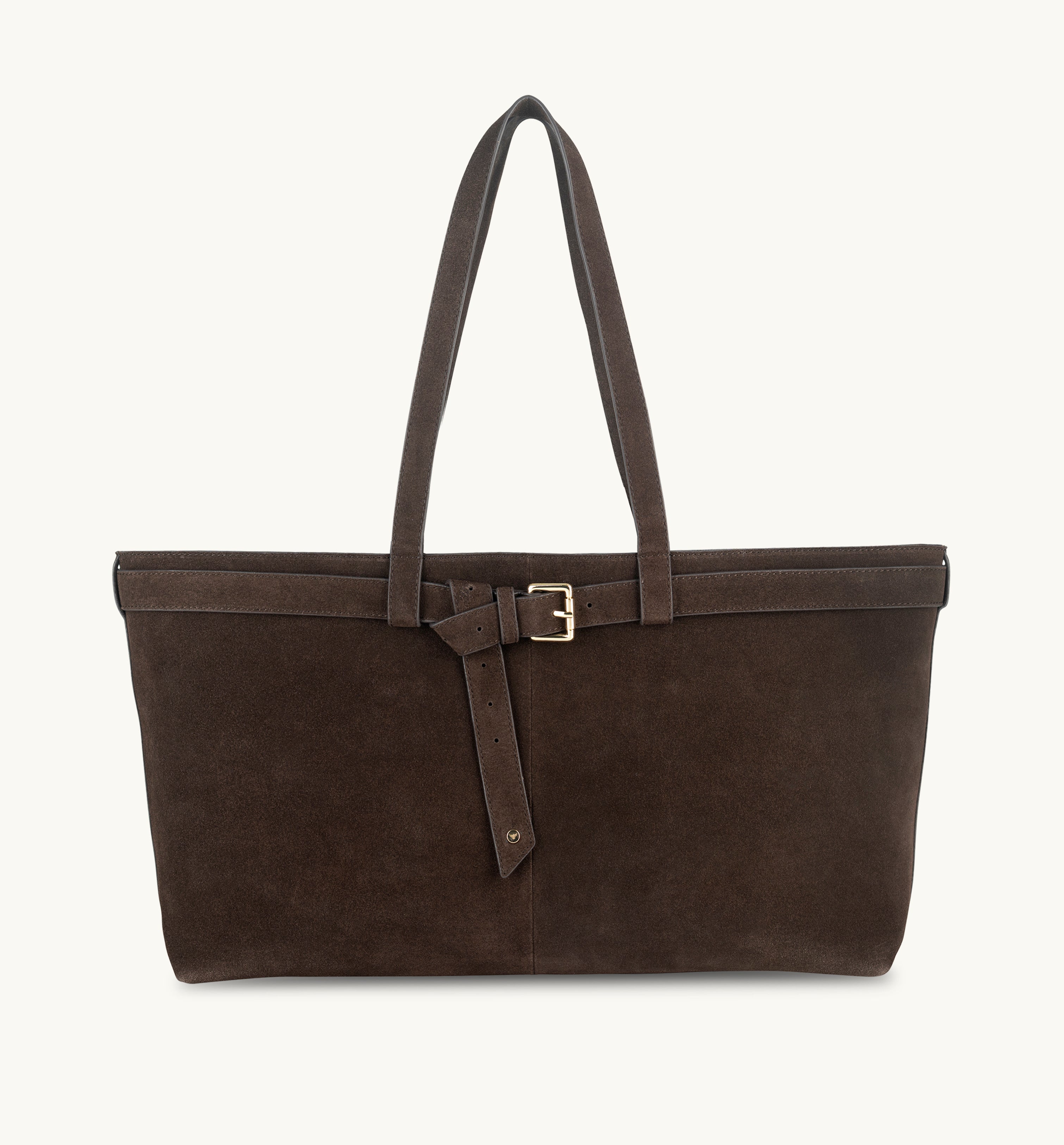 Apatchy London The Esme Chocolate Suede Bag