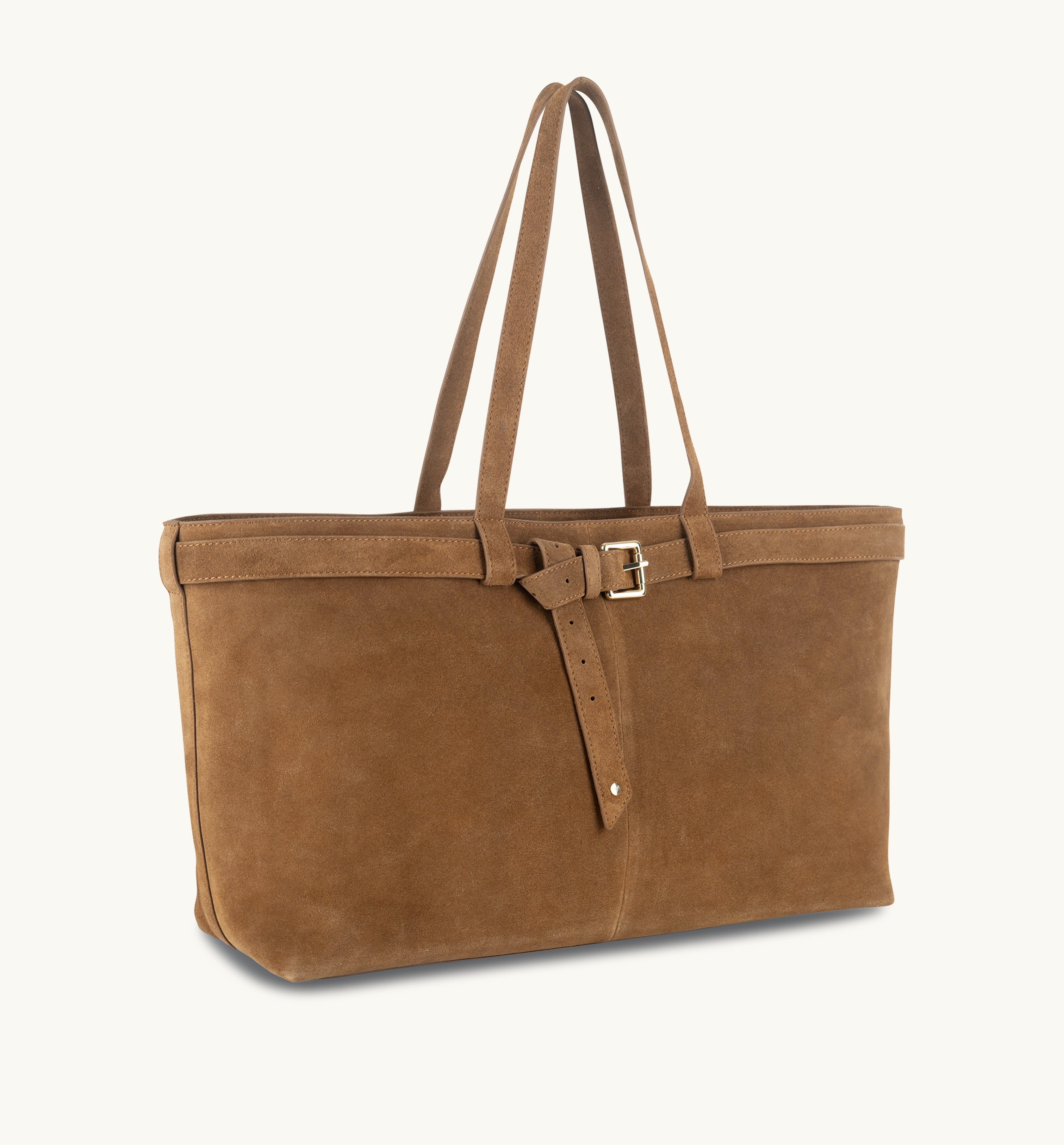 Apatchy London The Esme Tan Suede Bag