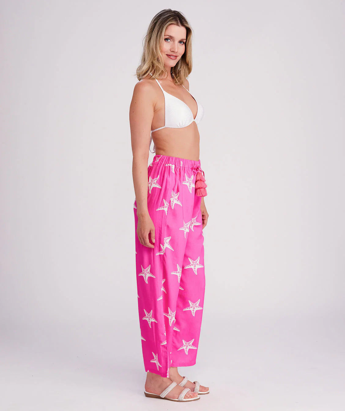 Estrella - Starfish Print Summer Trousers