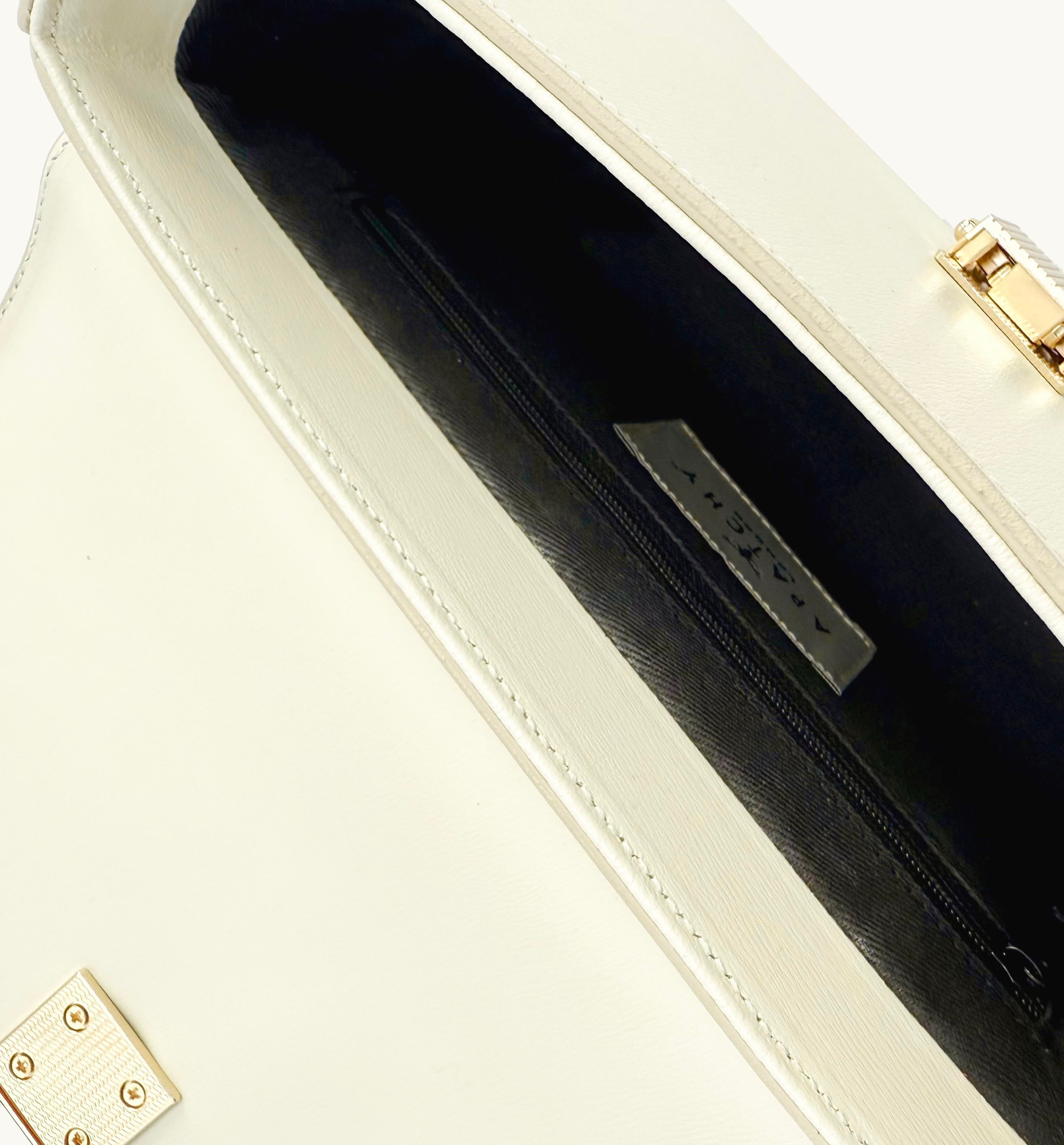 Apatchy London The Flora Buttermilk Leather Bag