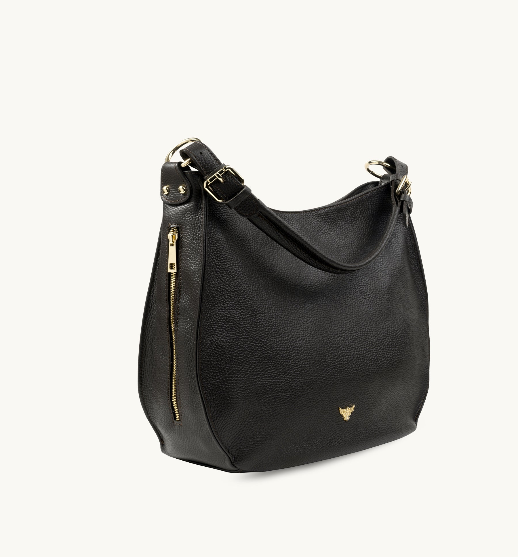 Apatchy London The Harriet Black Leather Bag
