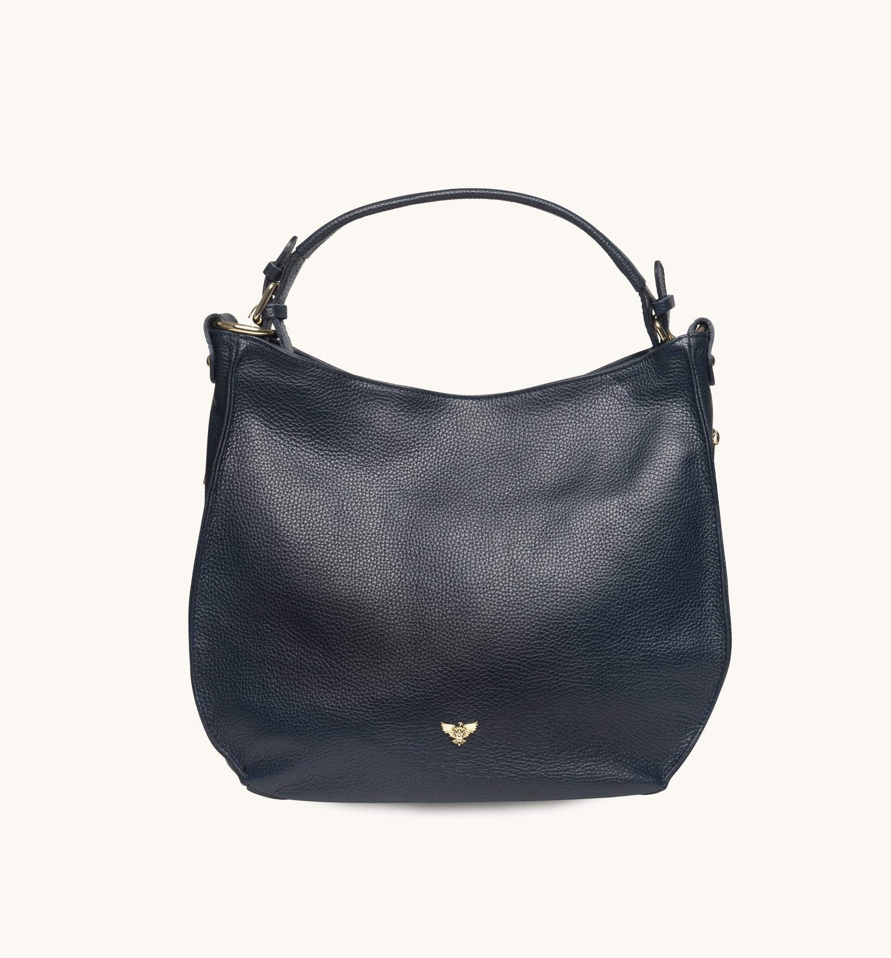 Apatchy London The Harriet Navy Leather Bag