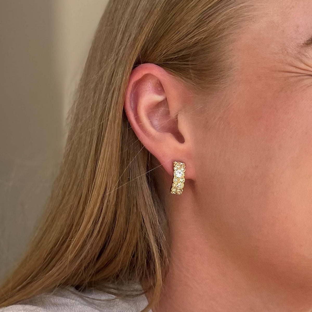 Halia 10mm Gold Earrings
